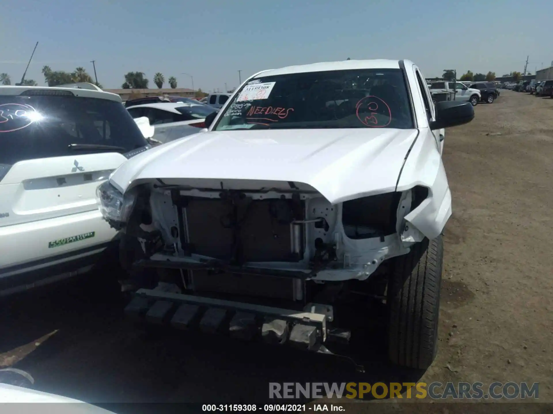 6 Фотография поврежденного автомобиля 5TFRX5GNXKX160639 TOYOTA TACOMA 2WD 2019