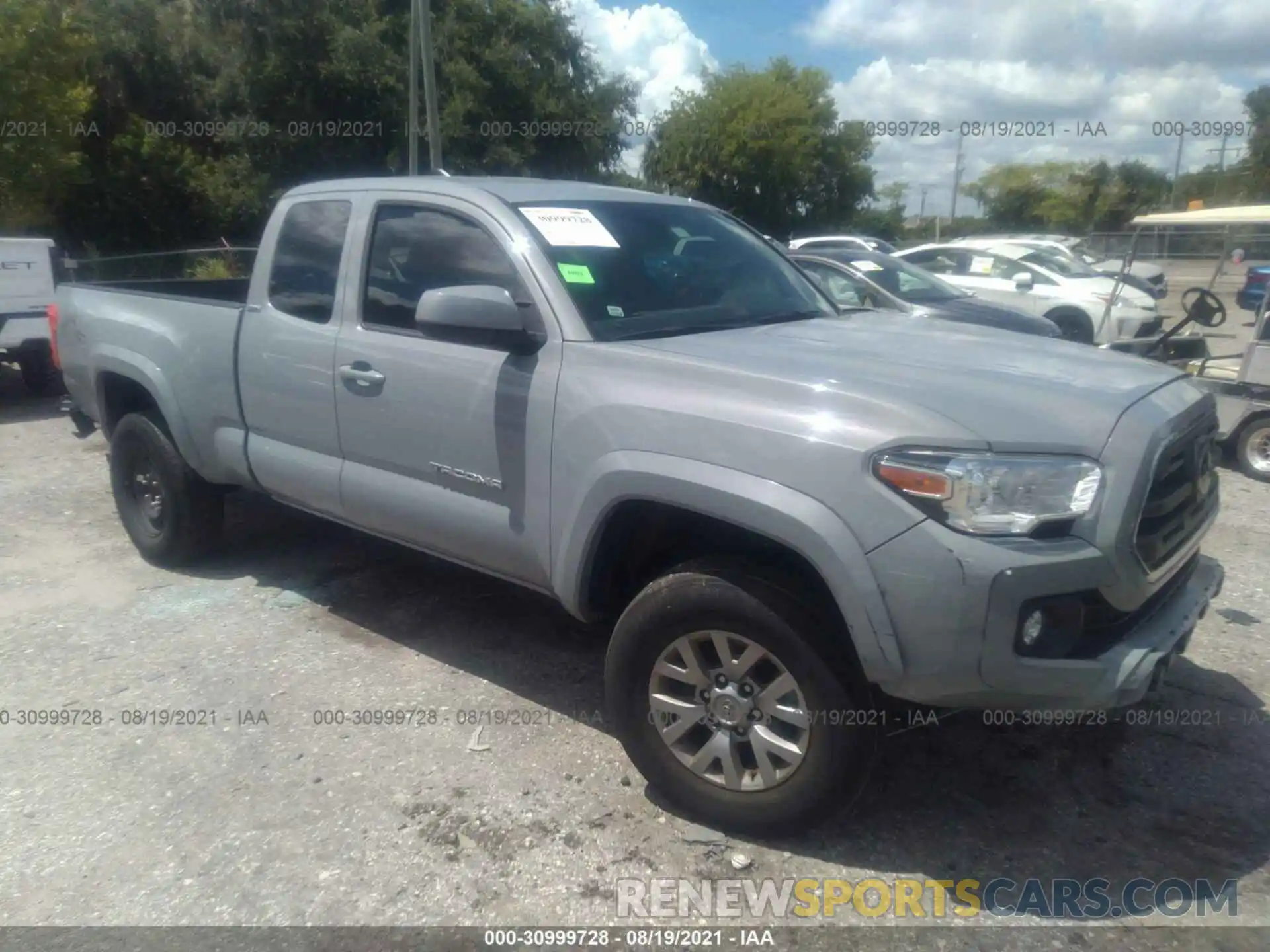 1 Фотография поврежденного автомобиля 5TFRZ5CN0KX072666 TOYOTA TACOMA 2WD 2019