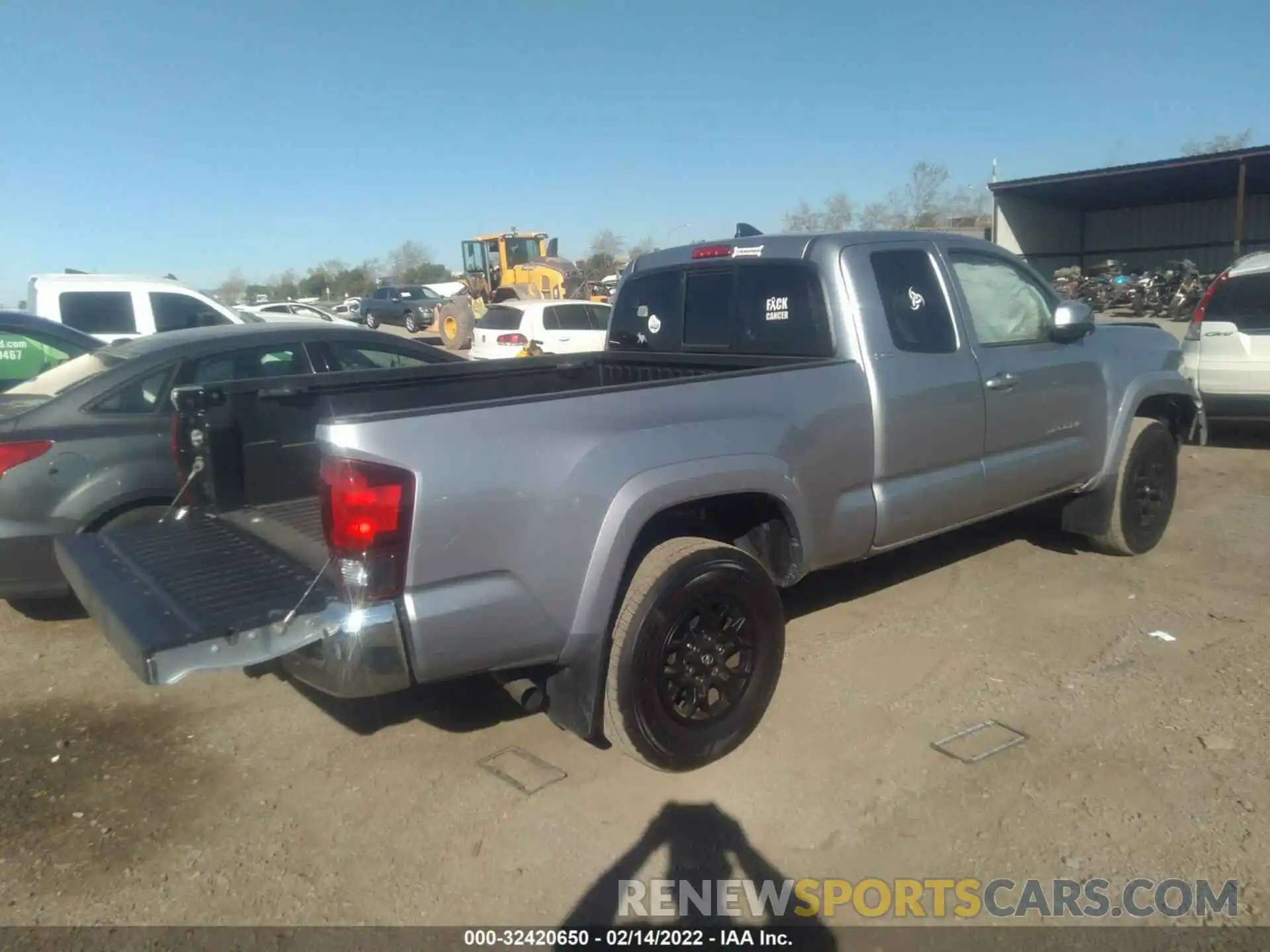 4 Фотография поврежденного автомобиля 5TFRZ5CN0KX078421 TOYOTA TACOMA 2WD 2019