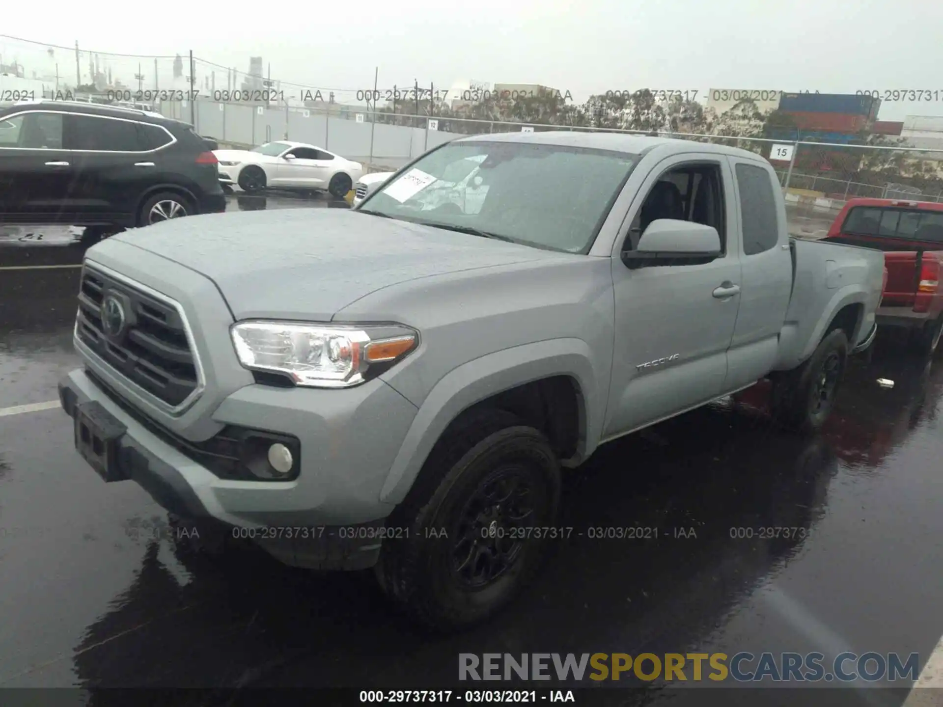 2 Photograph of a damaged car 5TFRZ5CN0KX084767 TOYOTA TACOMA 2WD 2019