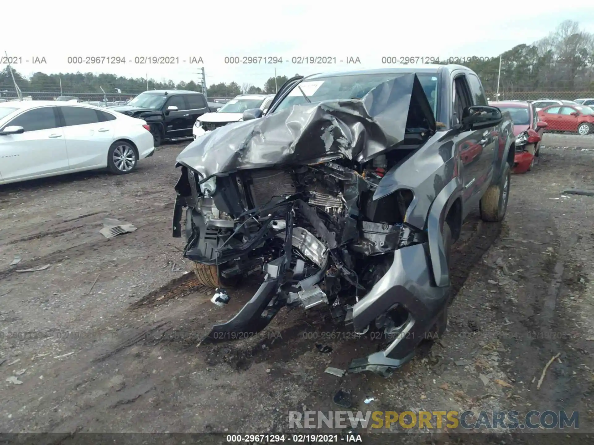 6 Photograph of a damaged car 5TFRZ5CN0KX086244 TOYOTA TACOMA 2WD 2019