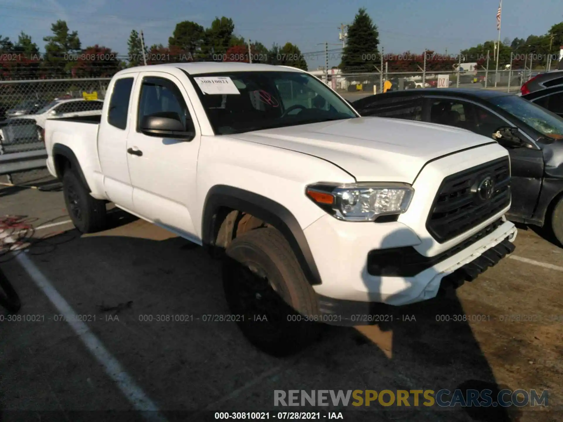 1 Photograph of a damaged car 5TFRZ5CN1KX081098 TOYOTA TACOMA 2WD 2019