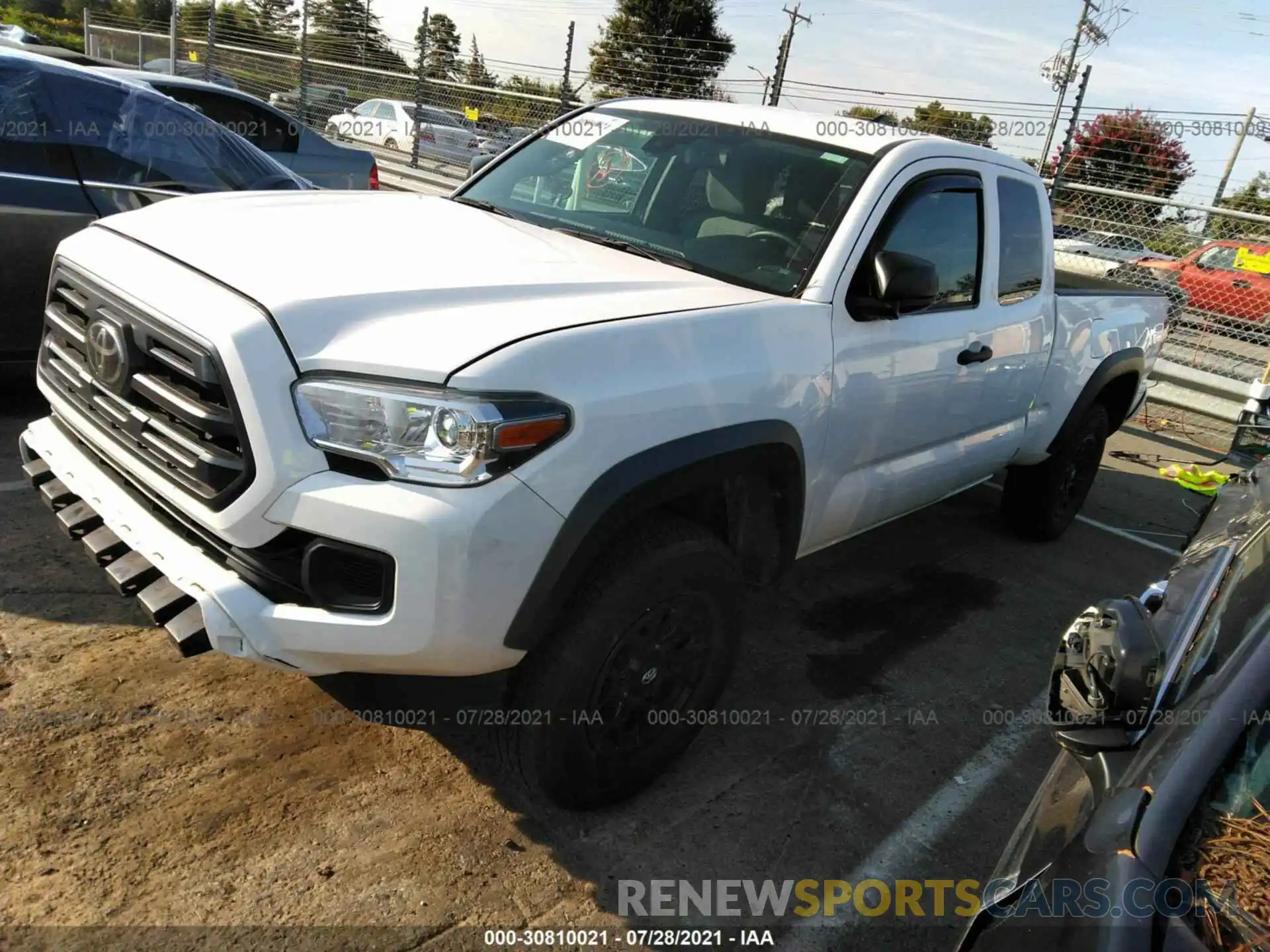 2 Photograph of a damaged car 5TFRZ5CN1KX081098 TOYOTA TACOMA 2WD 2019