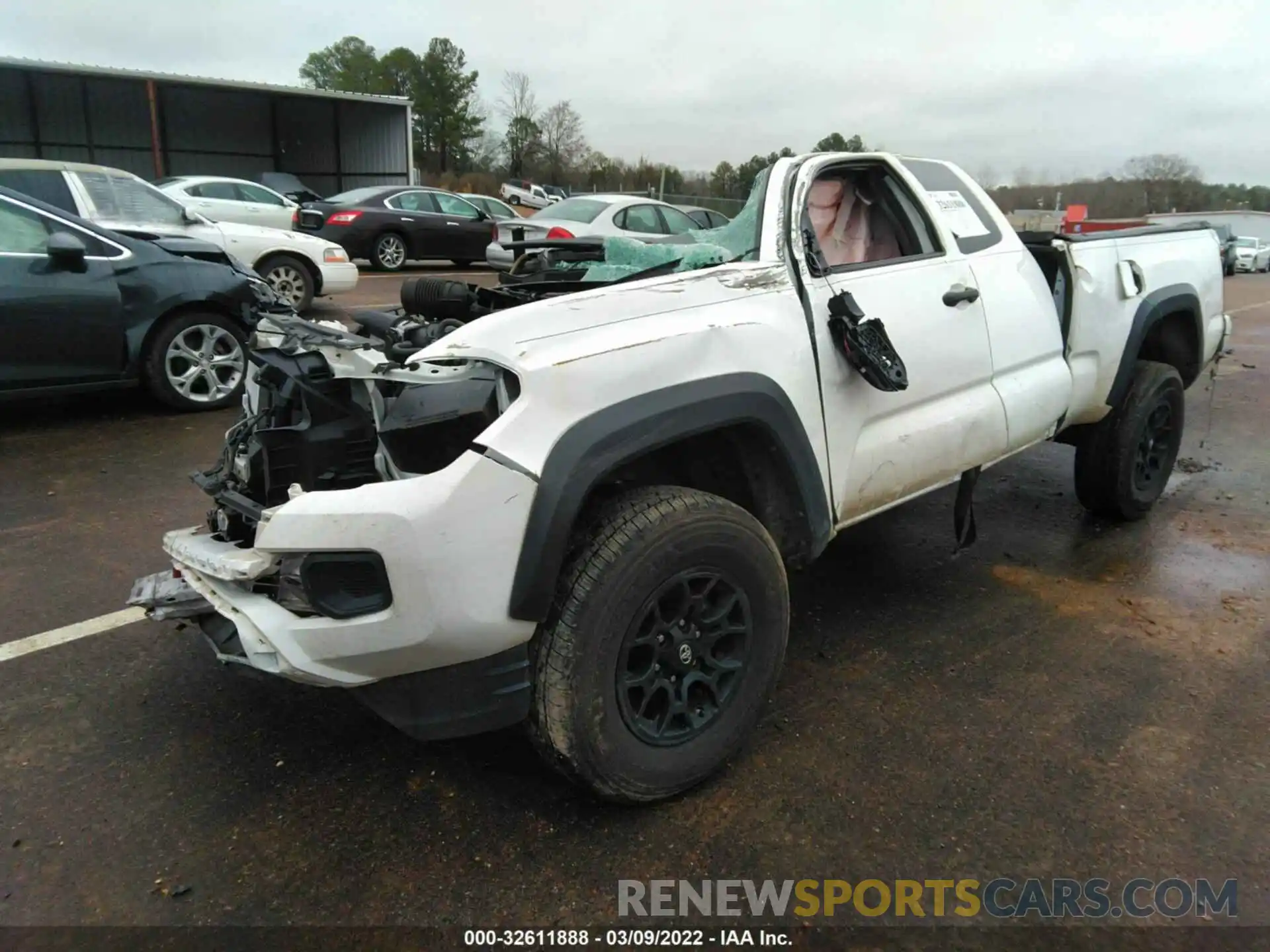 2 Photograph of a damaged car 5TFRZ5CN2KX079893 TOYOTA TACOMA 2WD 2019