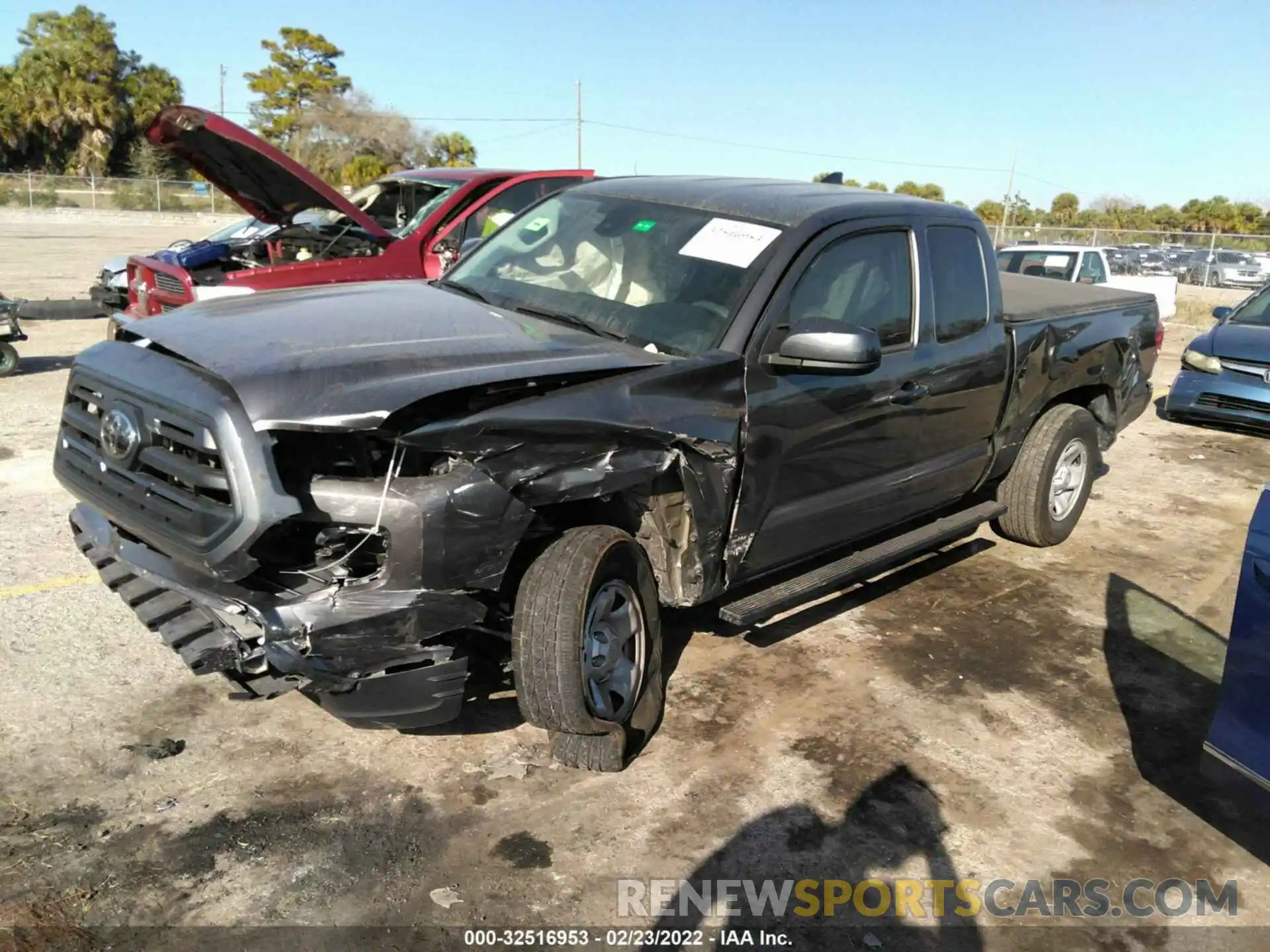 2 Photograph of a damaged car 5TFRZ5CN2KX084026 TOYOTA TACOMA 2WD 2019