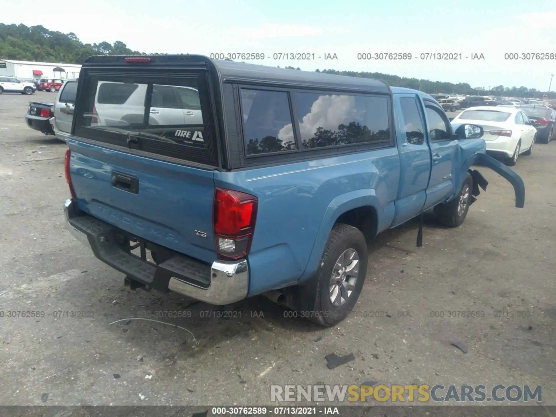 4 Фотография поврежденного автомобиля 5TFRZ5CN7KX083390 TOYOTA TACOMA 2WD 2019