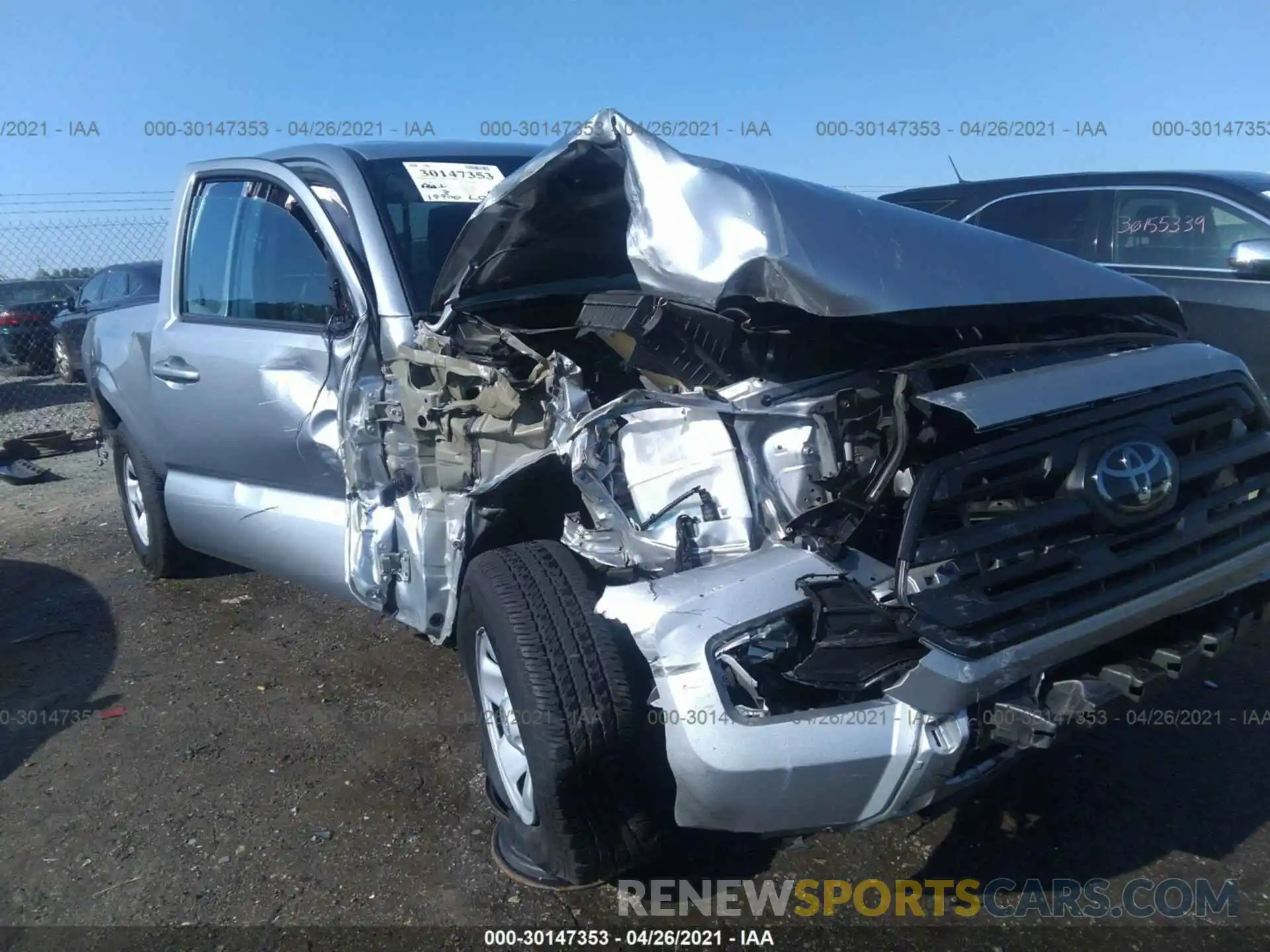 6 Photograph of a damaged car 5TFRZ5CN9KX085190 TOYOTA TACOMA 2WD 2019