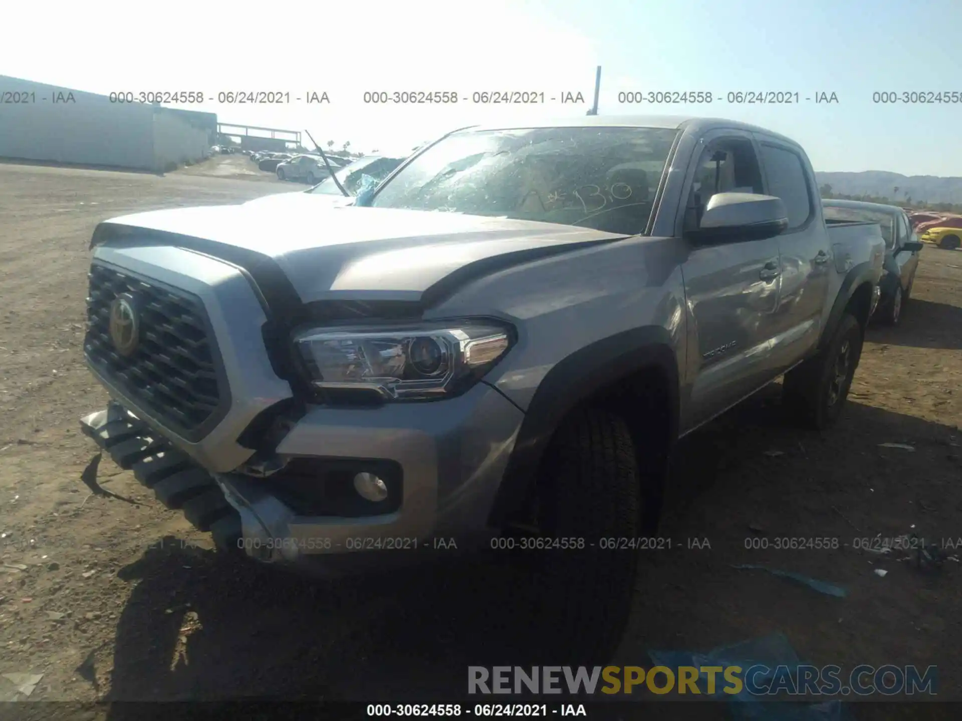 2 Photograph of a damaged car 3TMAZ5CN0LM115097 TOYOTA TACOMA 2WD 2020