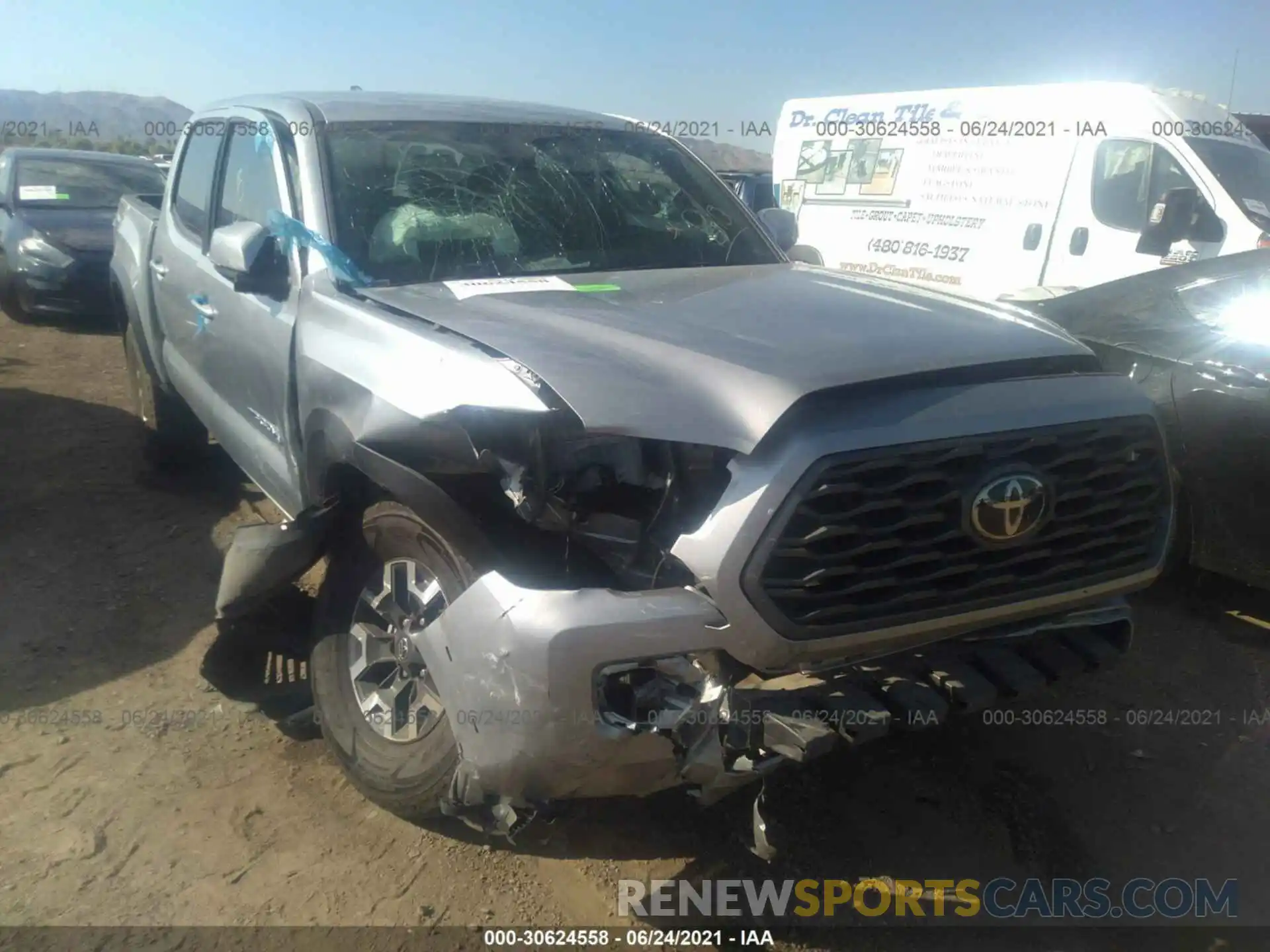 6 Photograph of a damaged car 3TMAZ5CN0LM115097 TOYOTA TACOMA 2WD 2020