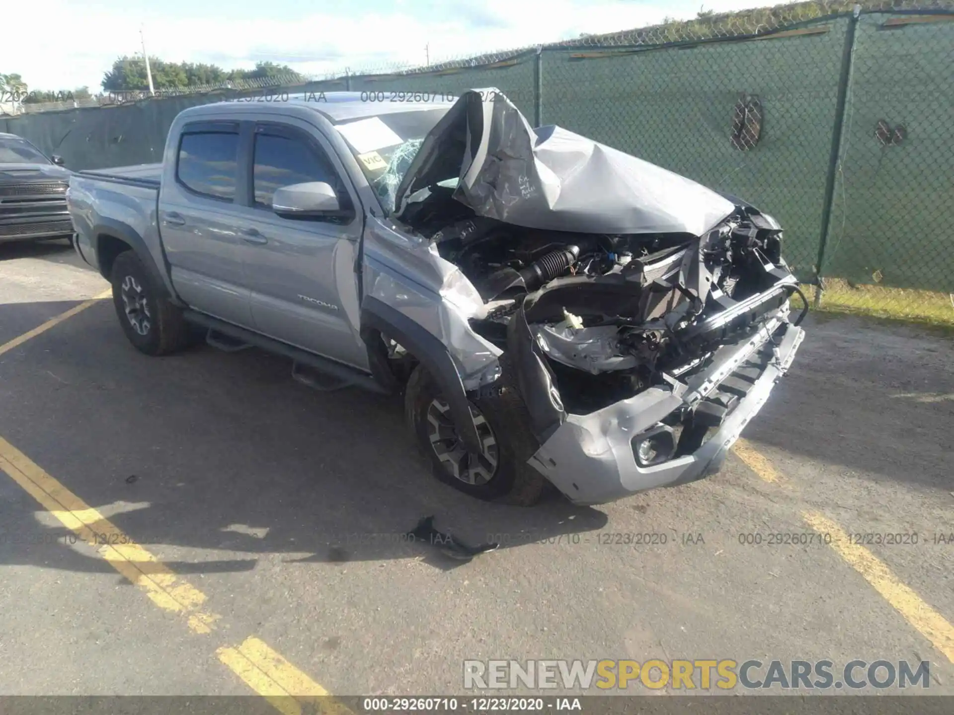 6 Photograph of a damaged car 3TMAZ5CN0LM133275 TOYOTA TACOMA 2WD 2020