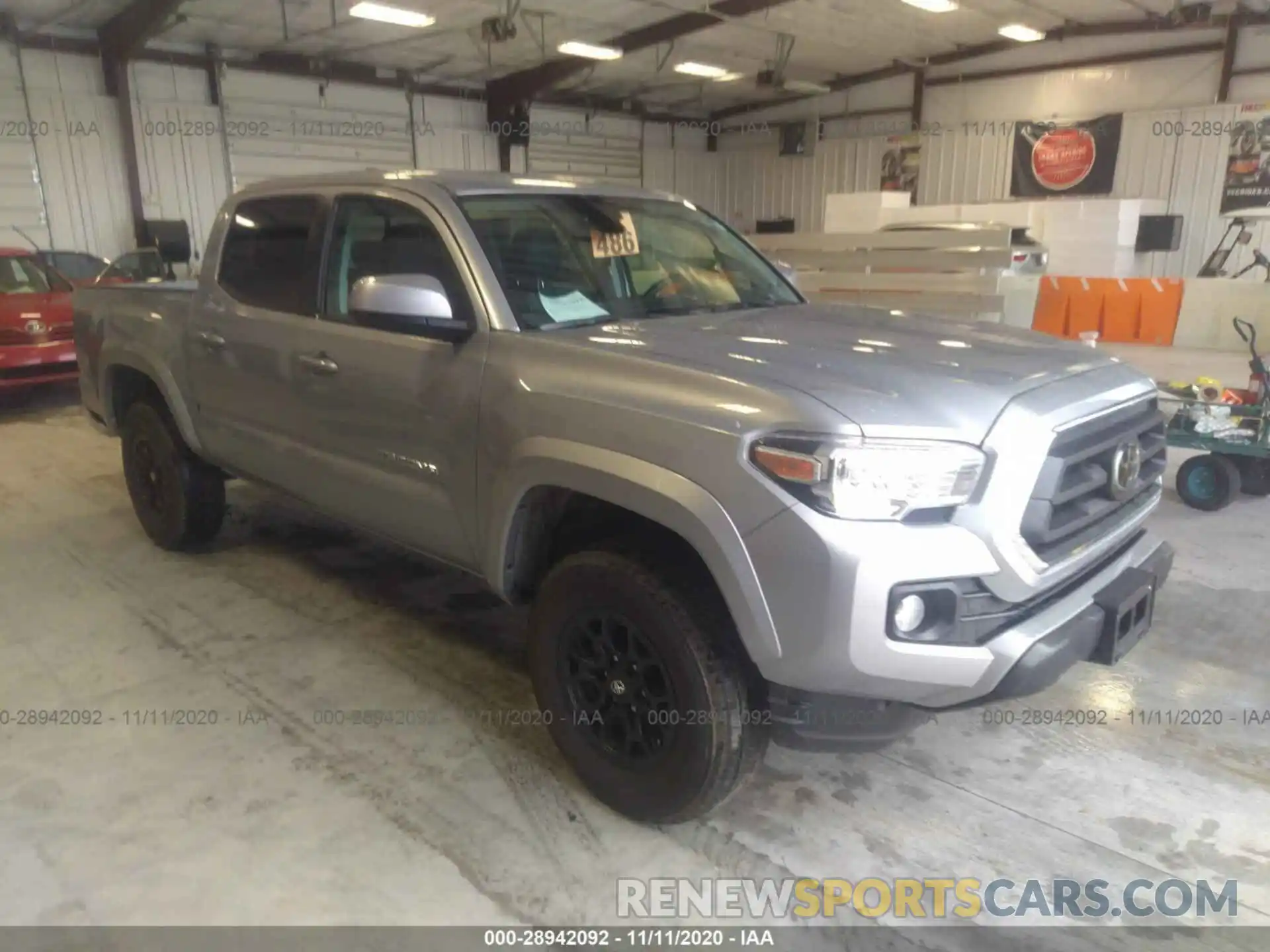 1 Photograph of a damaged car 3TMAZ5CN1LM118090 TOYOTA TACOMA 2WD 2020