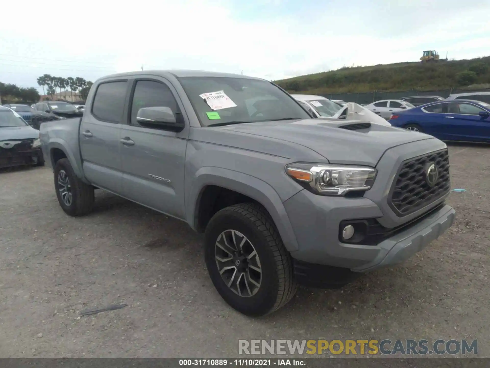 1 Photograph of a damaged car 3TMAZ5CN1LM123595 TOYOTA TACOMA 2WD 2020