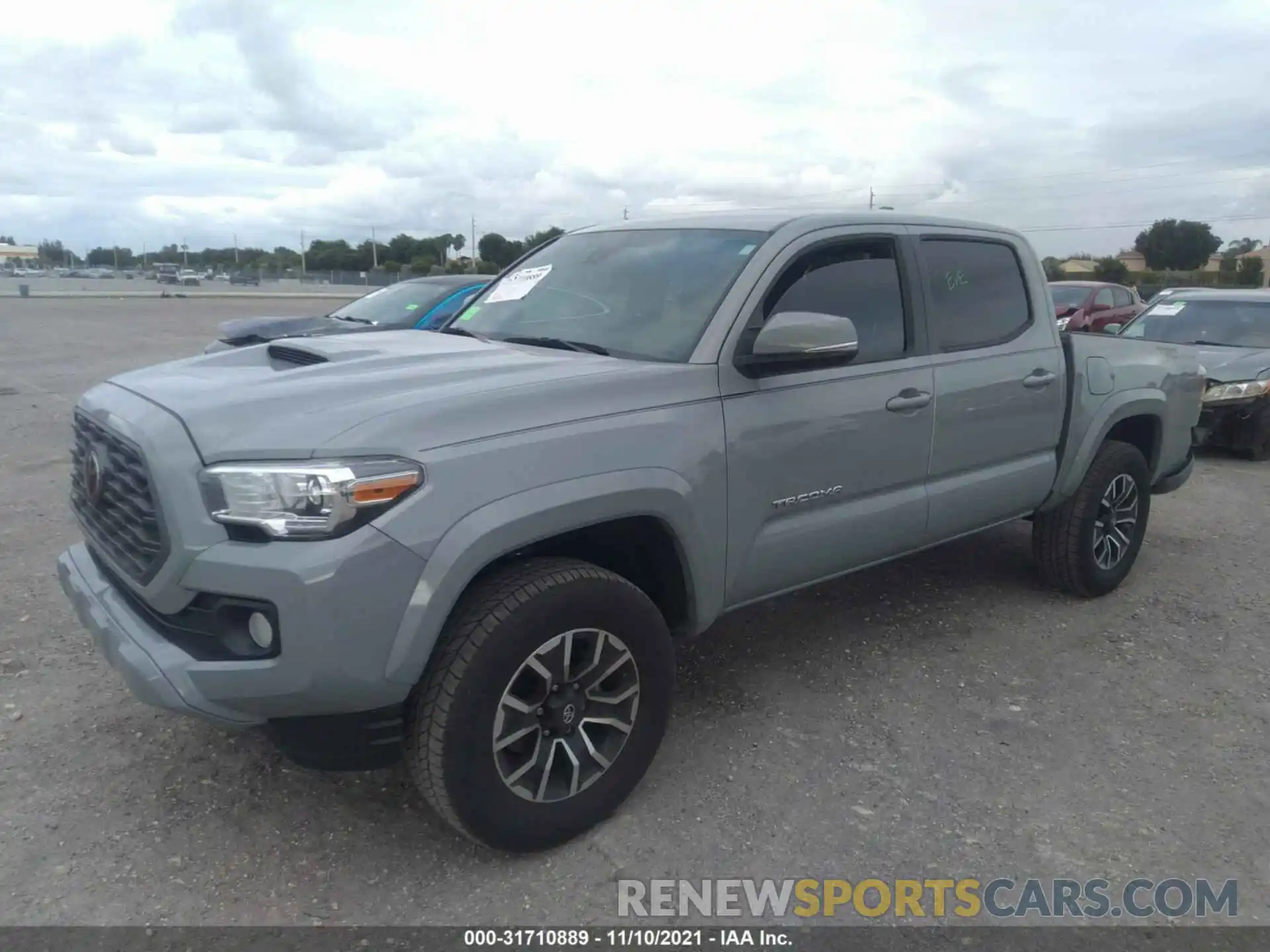 2 Photograph of a damaged car 3TMAZ5CN1LM123595 TOYOTA TACOMA 2WD 2020