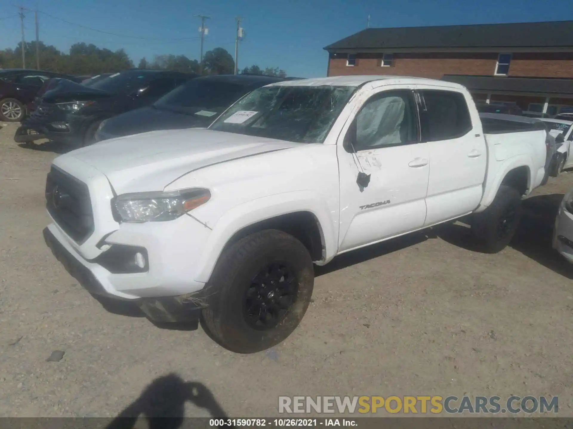 2 Photograph of a damaged car 3TMAZ5CN1LM126559 TOYOTA TACOMA 2WD 2020