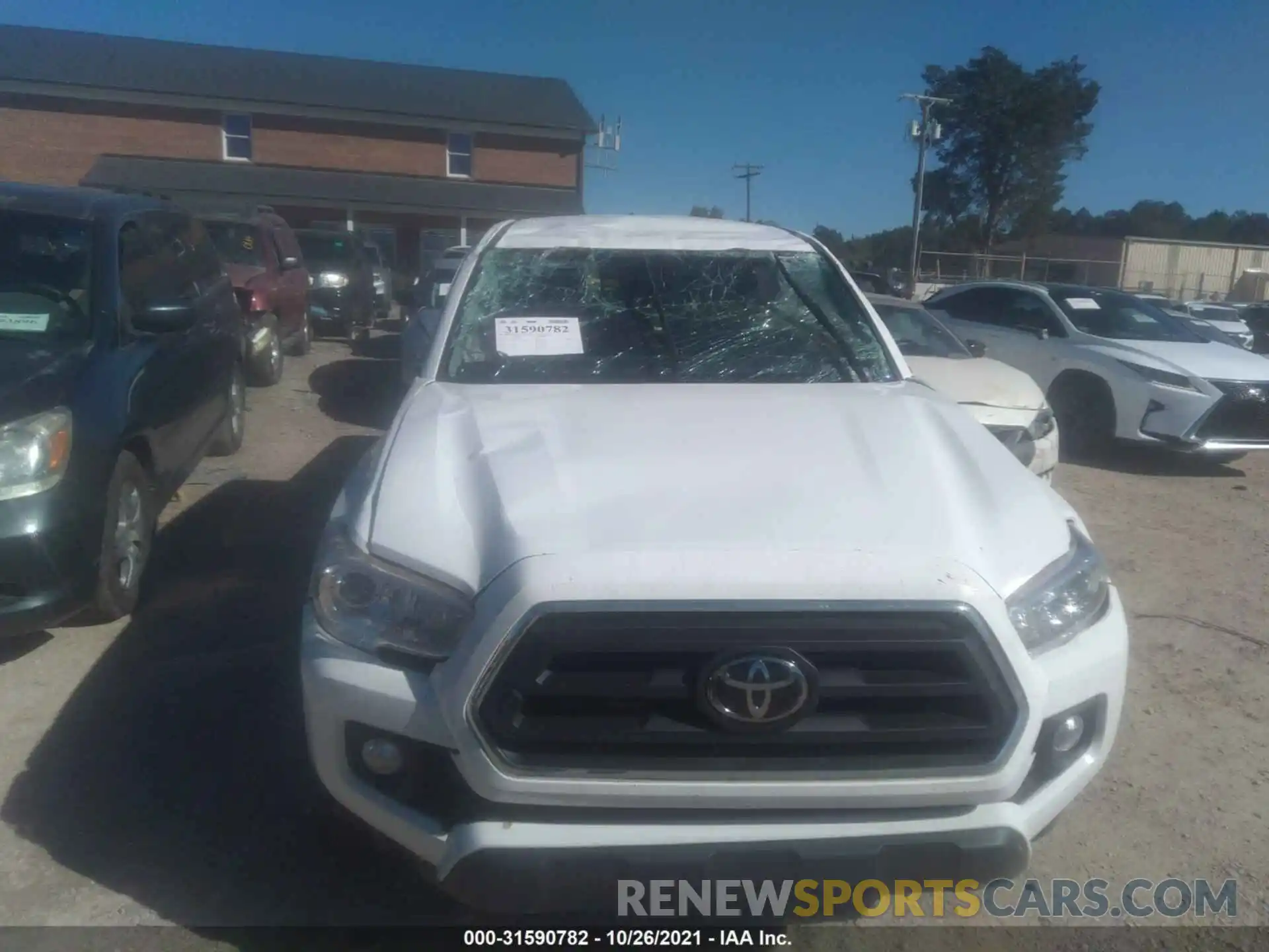 6 Photograph of a damaged car 3TMAZ5CN1LM126559 TOYOTA TACOMA 2WD 2020