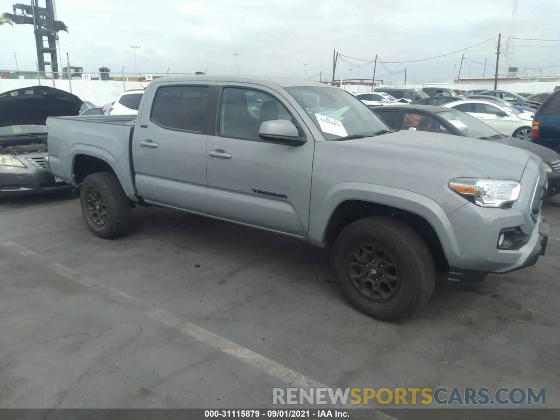 1 Photograph of a damaged car 3TMAZ5CN1LM135844 TOYOTA TACOMA 2WD 2020