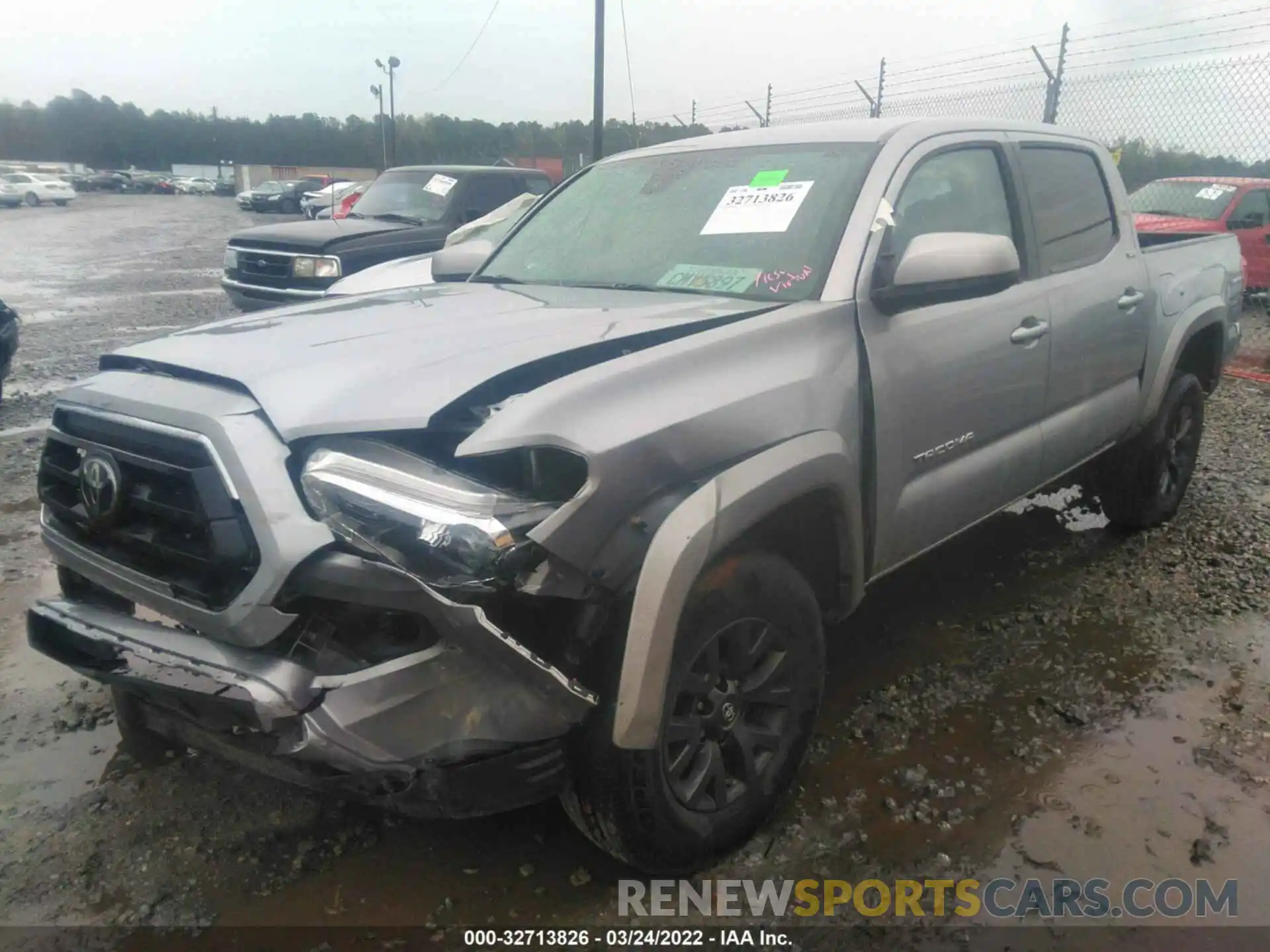 2 Photograph of a damaged car 3TMAZ5CN2LM128868 TOYOTA TACOMA 2WD 2020