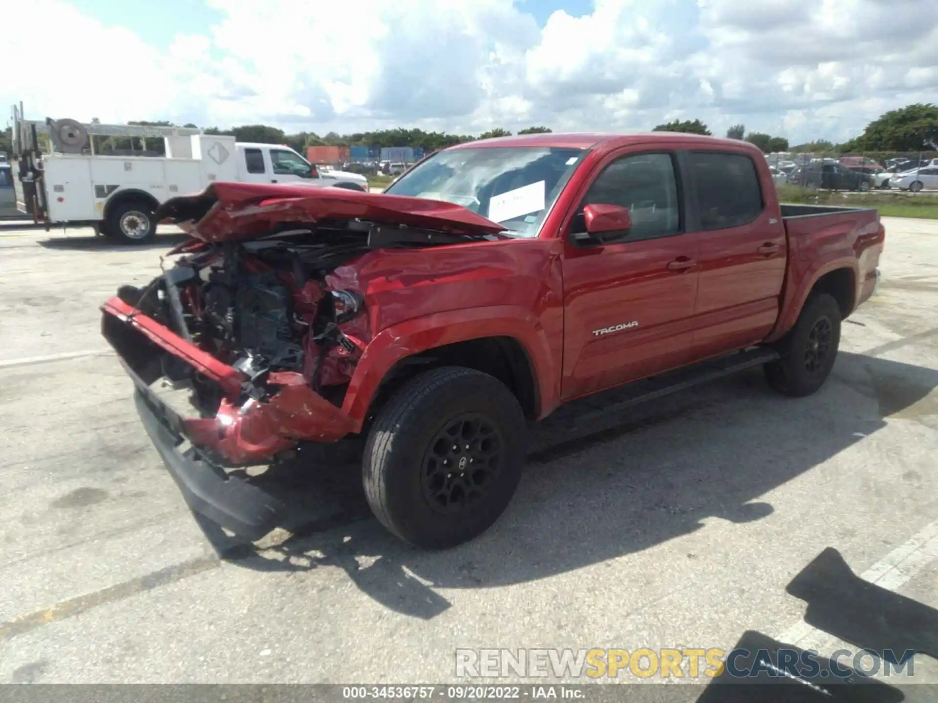 2 Фотография поврежденного автомобиля 3TMAZ5CN2LM130264 TOYOTA TACOMA 2WD 2020