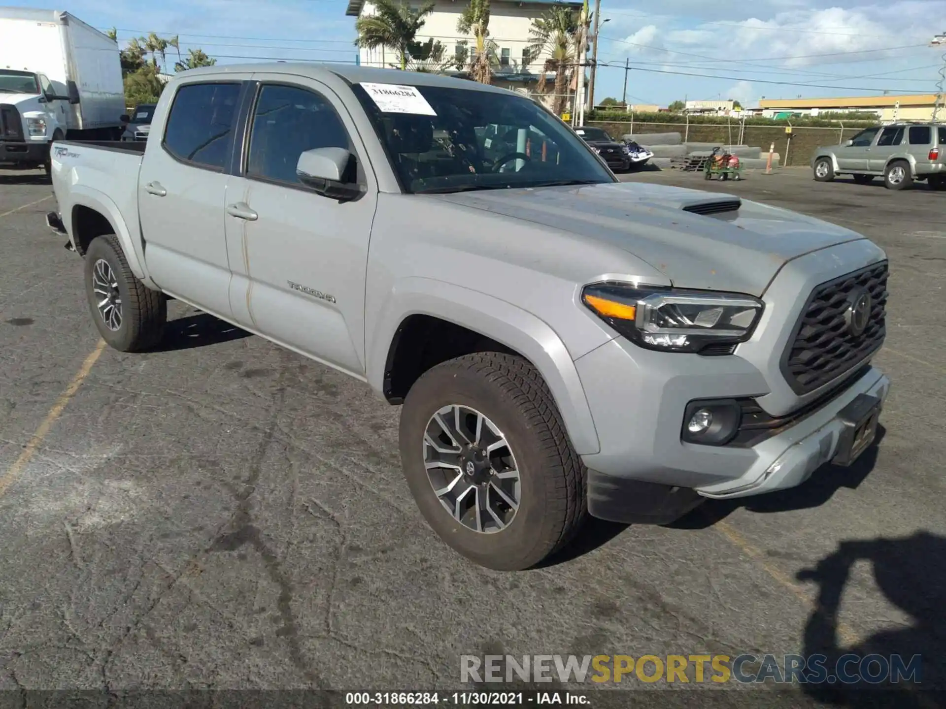 1 Photograph of a damaged car 3TMAZ5CN3LM114624 TOYOTA TACOMA 2WD 2020