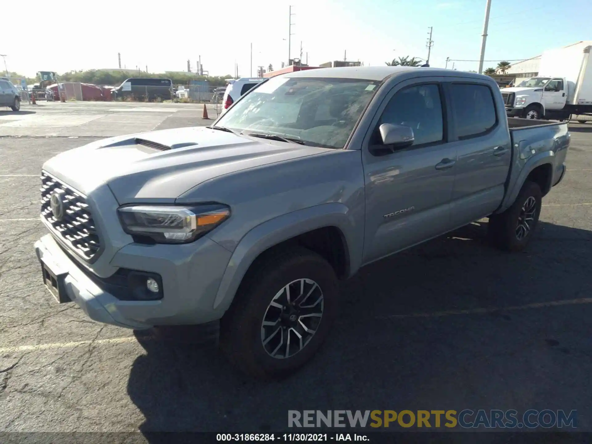 2 Photograph of a damaged car 3TMAZ5CN3LM114624 TOYOTA TACOMA 2WD 2020