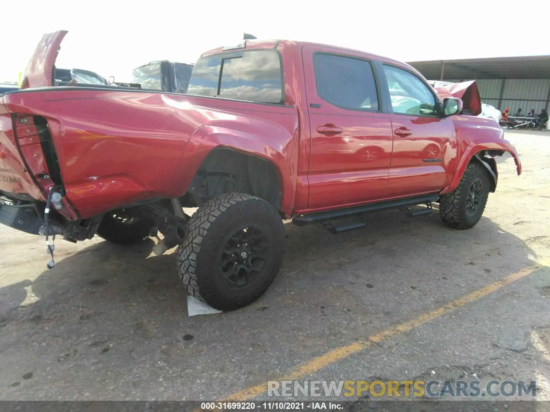 4 Фотография поврежденного автомобиля 3TMAZ5CN3LM118639 TOYOTA TACOMA 2WD 2020