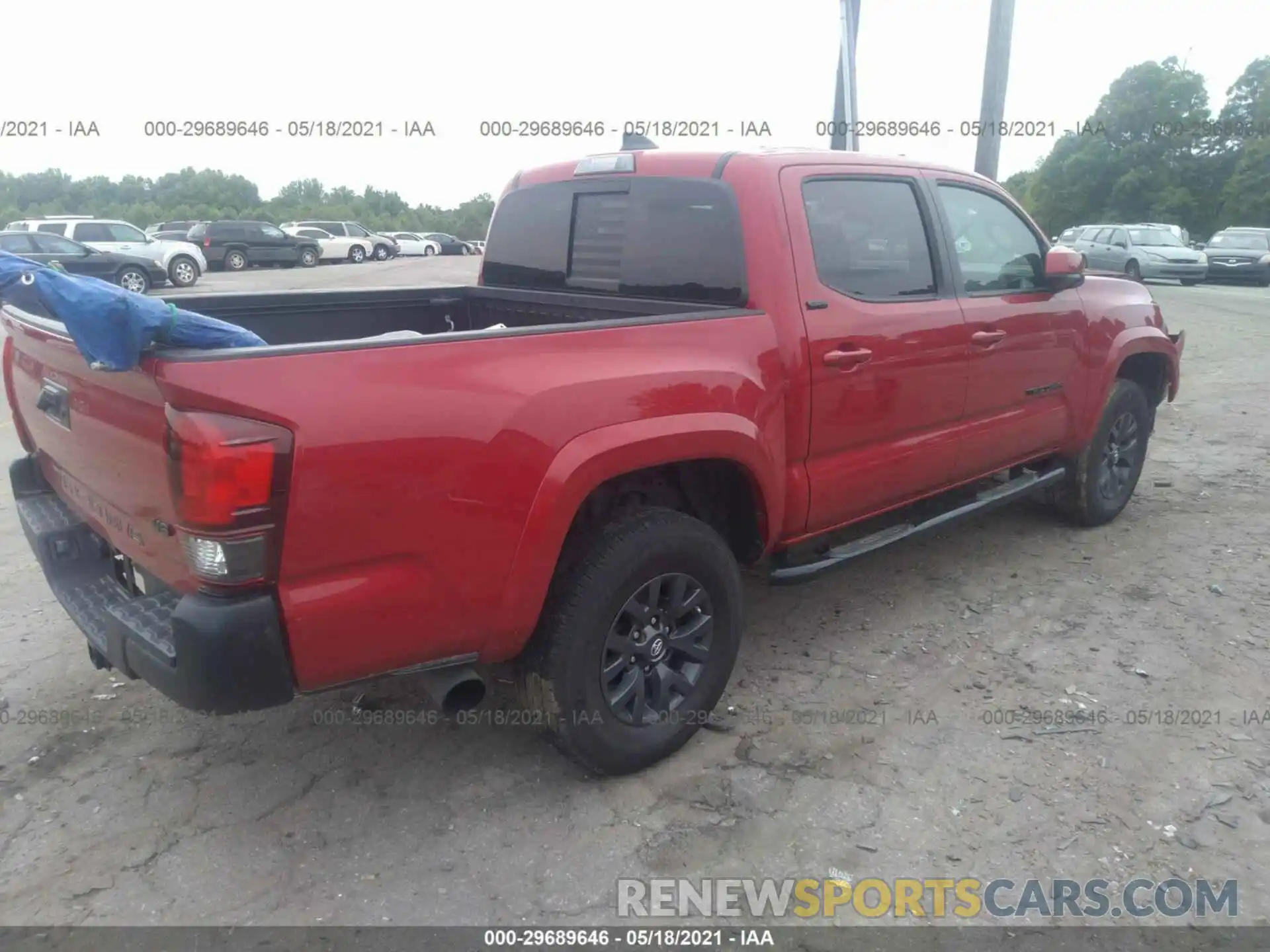 4 Photograph of a damaged car 3TMAZ5CN3LM123193 TOYOTA TACOMA 2WD 2020