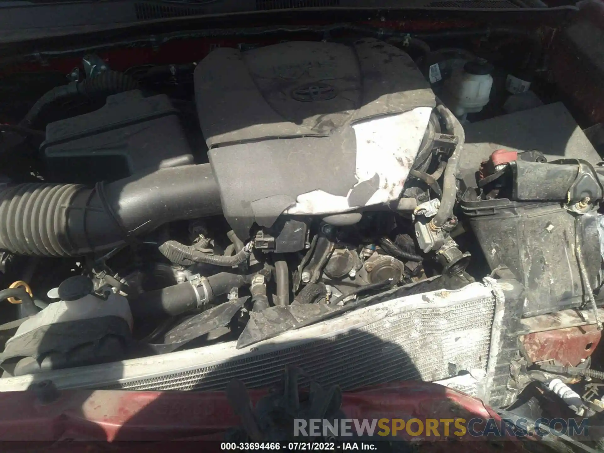 10 Photograph of a damaged car 3TMAZ5CN3LM134291 TOYOTA TACOMA 2WD 2020