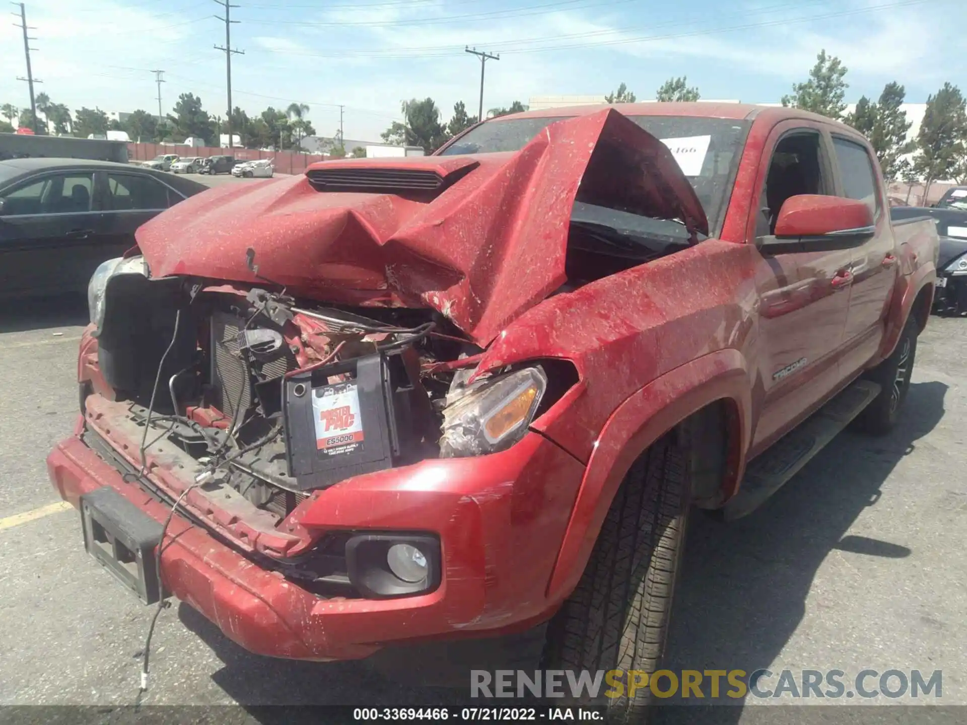 6 Photograph of a damaged car 3TMAZ5CN3LM134291 TOYOTA TACOMA 2WD 2020