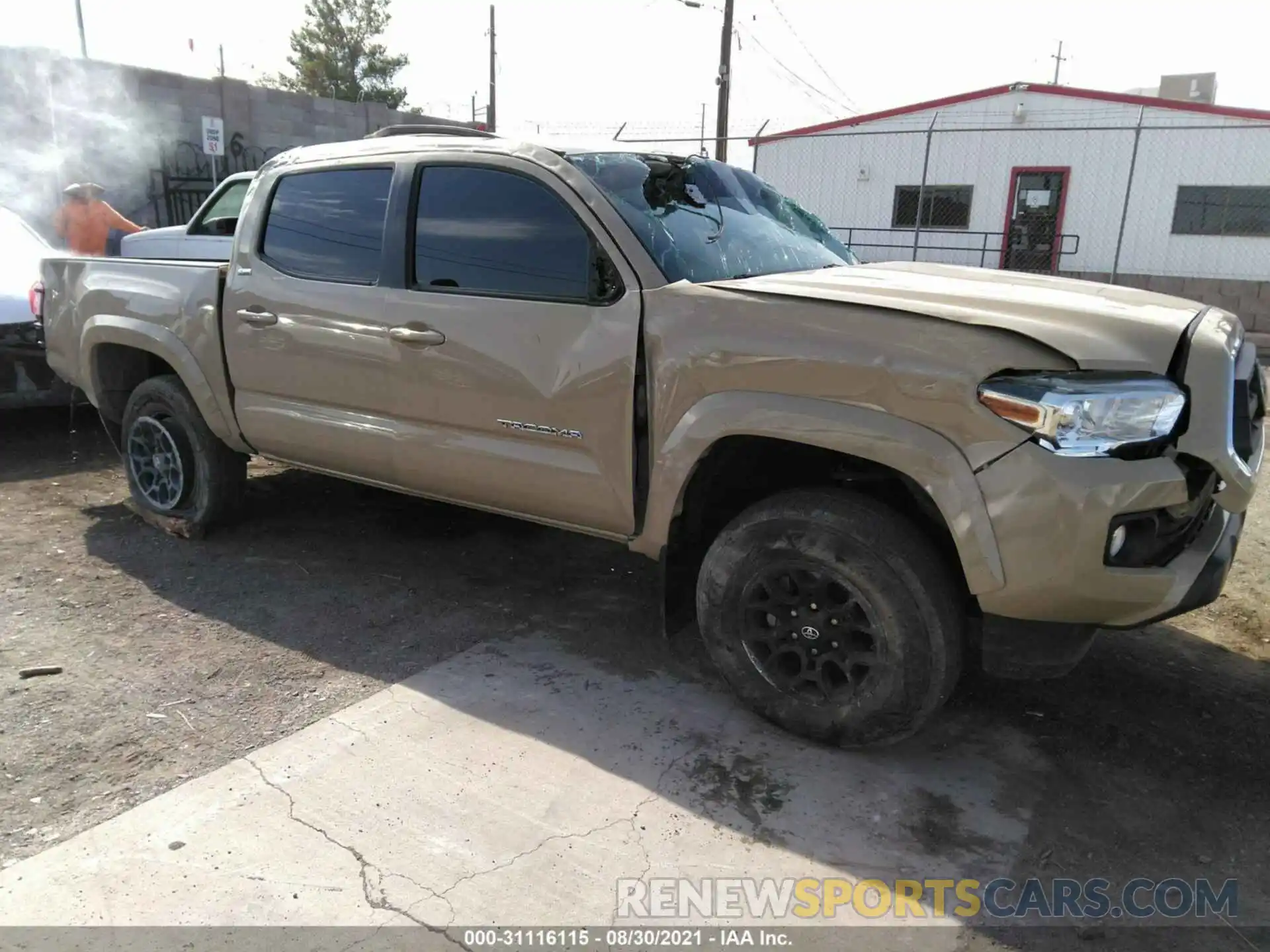 1 Photograph of a damaged car 3TMAZ5CN4LM117497 TOYOTA TACOMA 2WD 2020