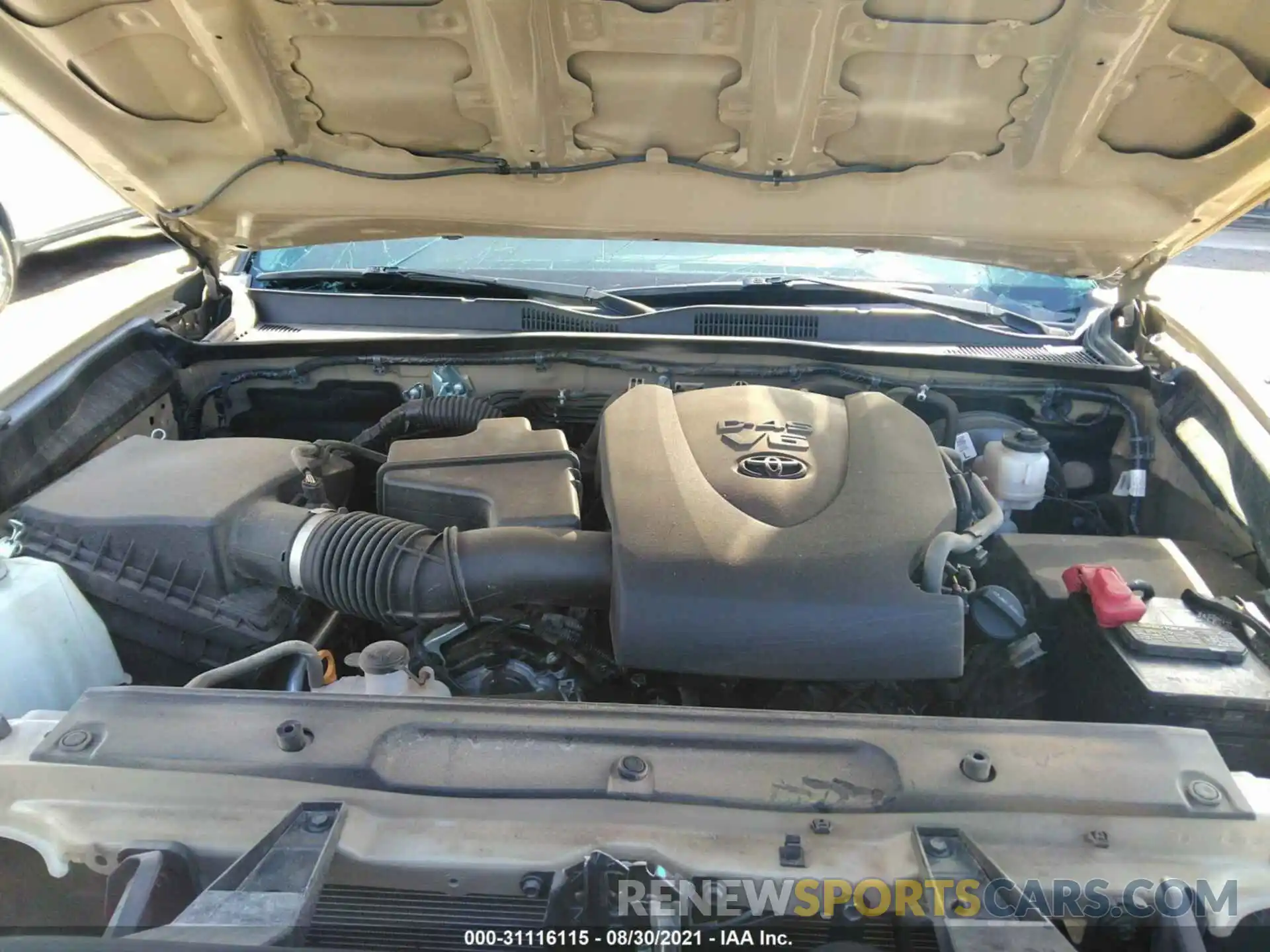 10 Photograph of a damaged car 3TMAZ5CN4LM117497 TOYOTA TACOMA 2WD 2020