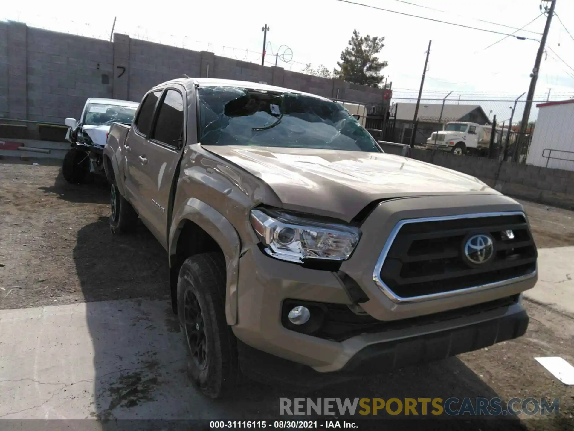 6 Photograph of a damaged car 3TMAZ5CN4LM117497 TOYOTA TACOMA 2WD 2020