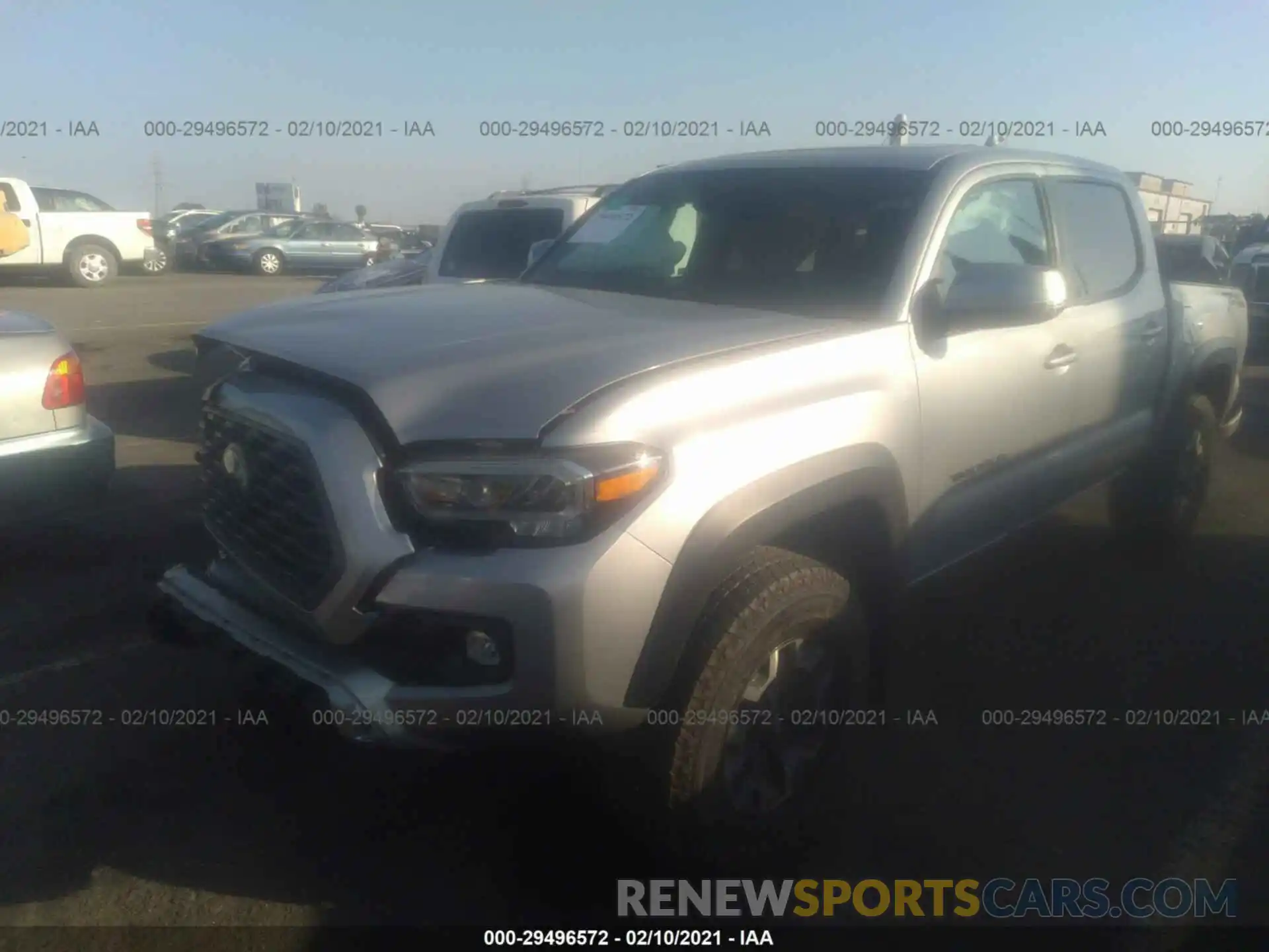 2 Photograph of a damaged car 3TMAZ5CN4LM118570 TOYOTA TACOMA 2WD 2020