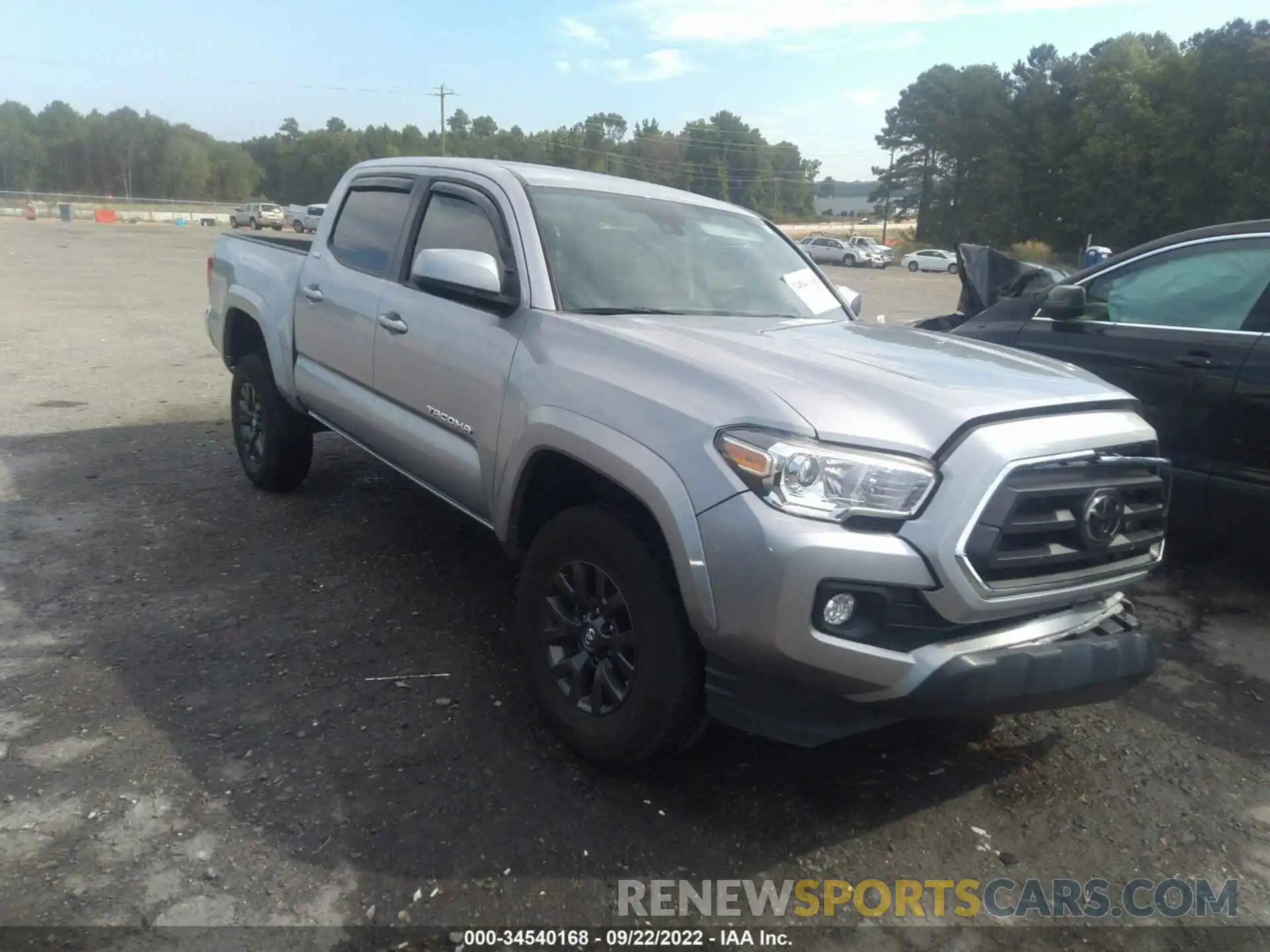 1 Photograph of a damaged car 3TMAZ5CN4LM122800 TOYOTA TACOMA 2WD 2020