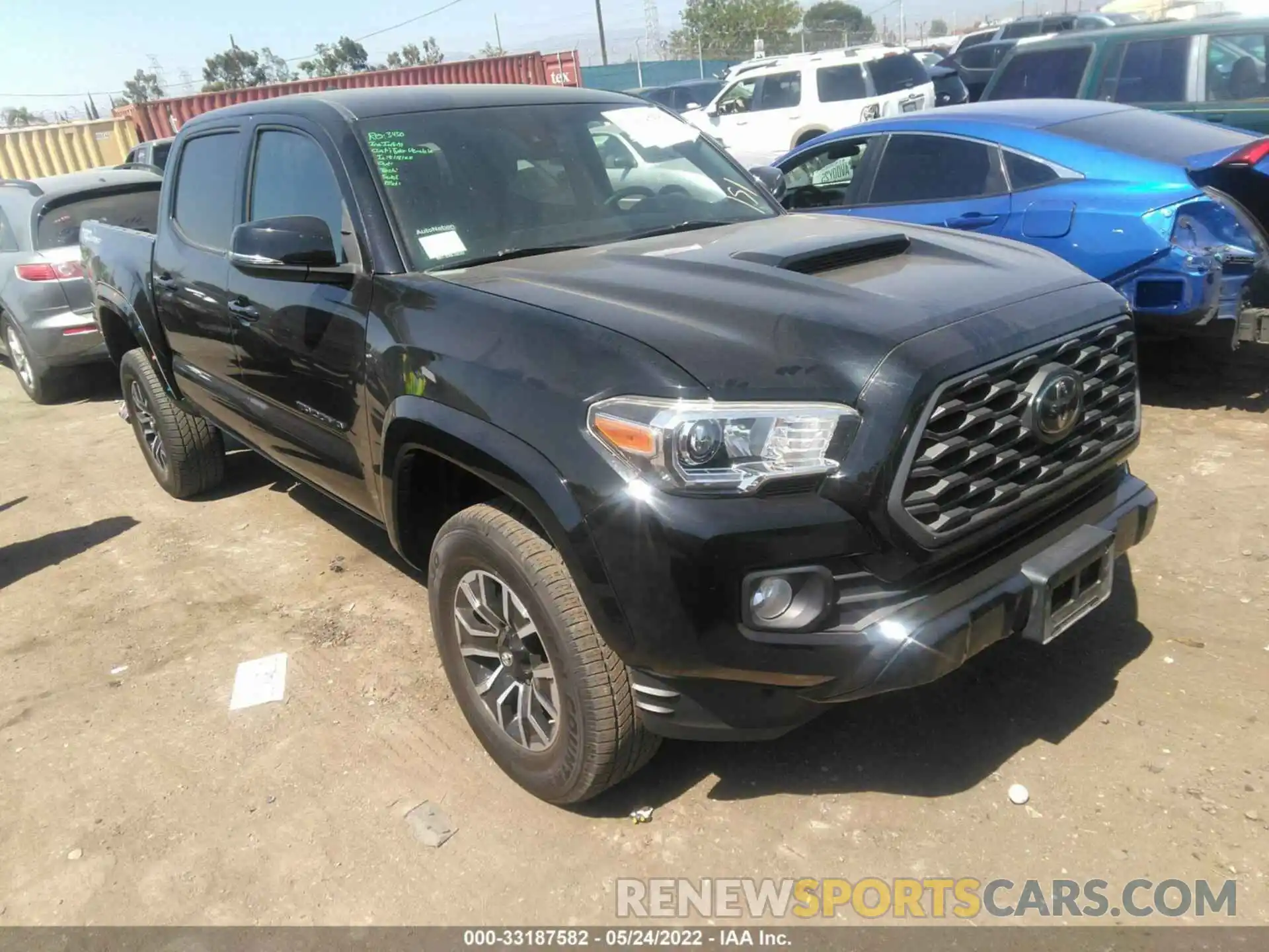 1 Photograph of a damaged car 3TMAZ5CN4LM124319 TOYOTA TACOMA 2WD 2020