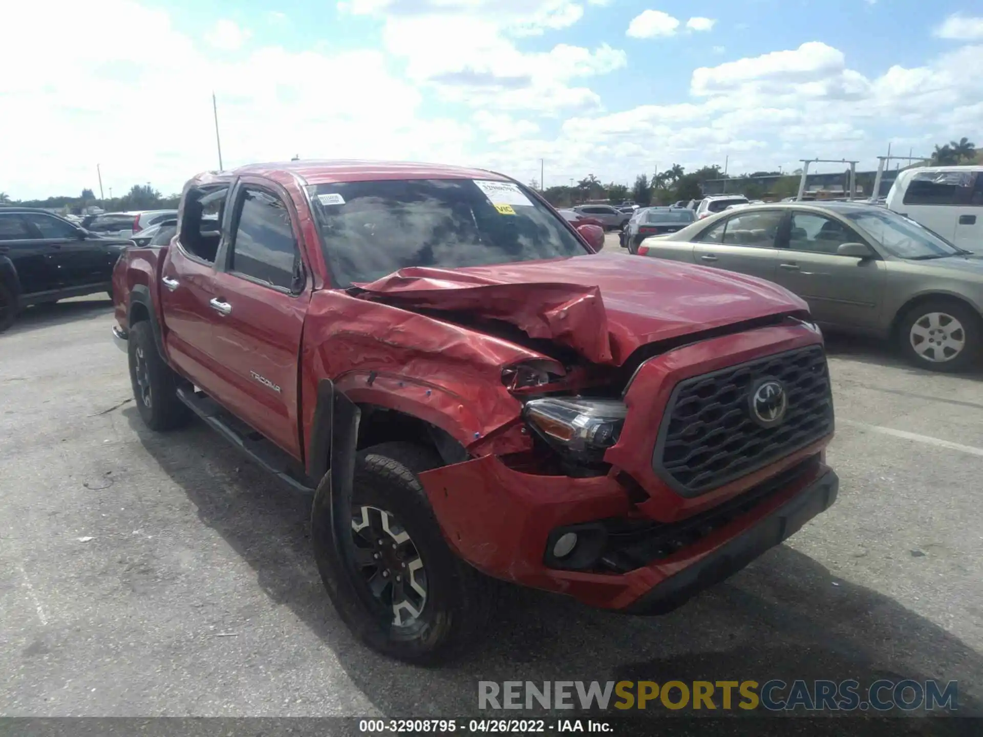 6 Фотография поврежденного автомобиля 3TMAZ5CN4LM128791 TOYOTA TACOMA 2WD 2020