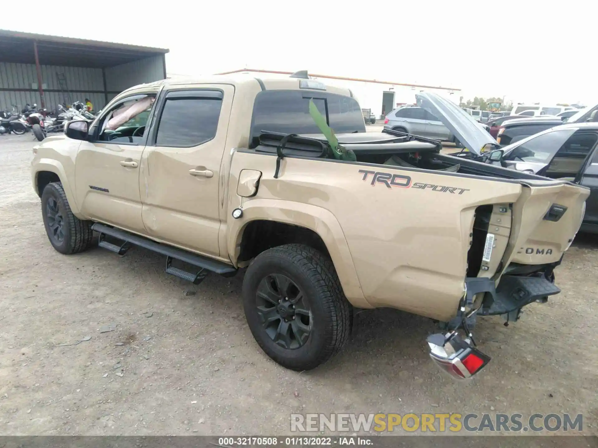 3 Photograph of a damaged car 3TMAZ5CN4LM133036 TOYOTA TACOMA 2WD 2020