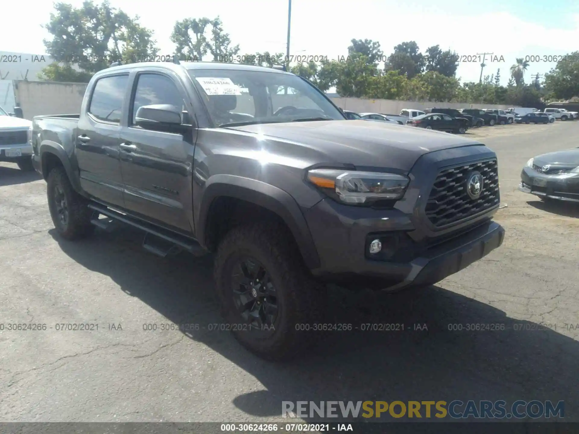 1 Photograph of a damaged car 3TMAZ5CN4LM133098 TOYOTA TACOMA 2WD 2020