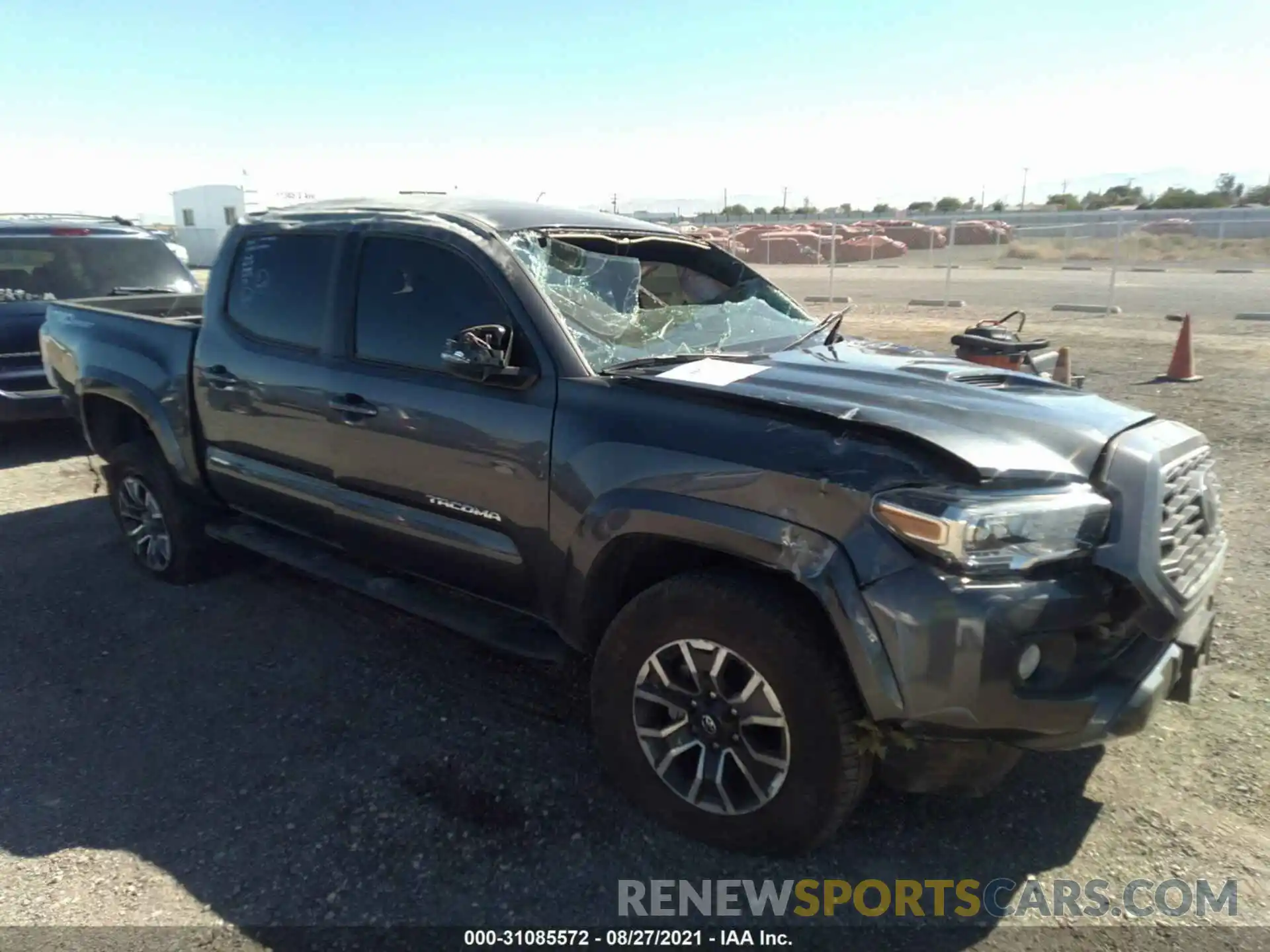 1 Photograph of a damaged car 3TMAZ5CN4LM139953 TOYOTA TACOMA 2WD 2020