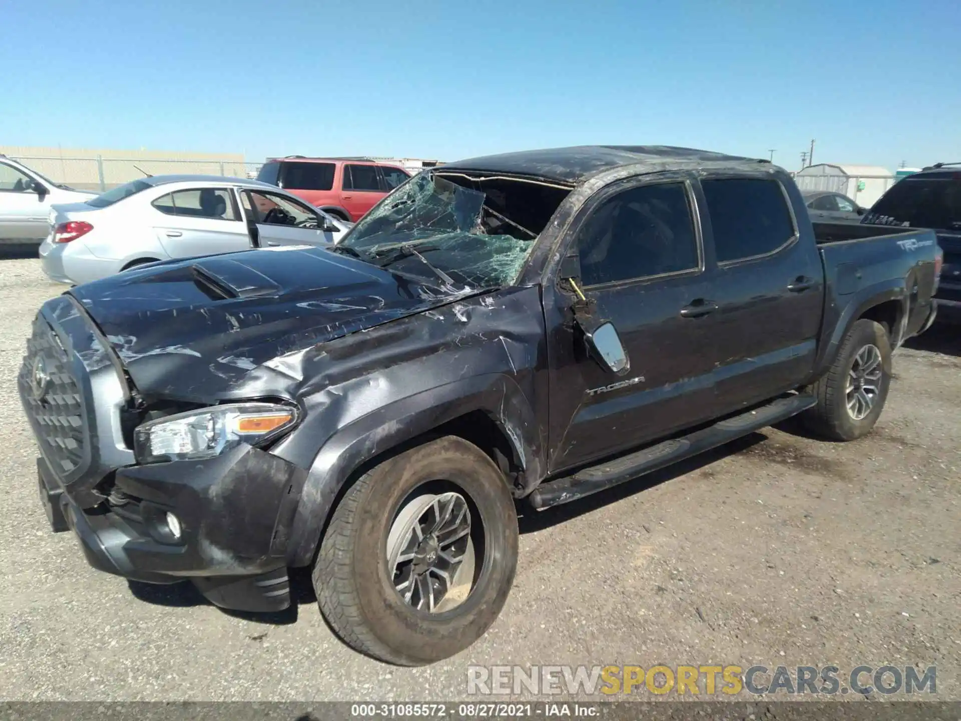 2 Photograph of a damaged car 3TMAZ5CN4LM139953 TOYOTA TACOMA 2WD 2020