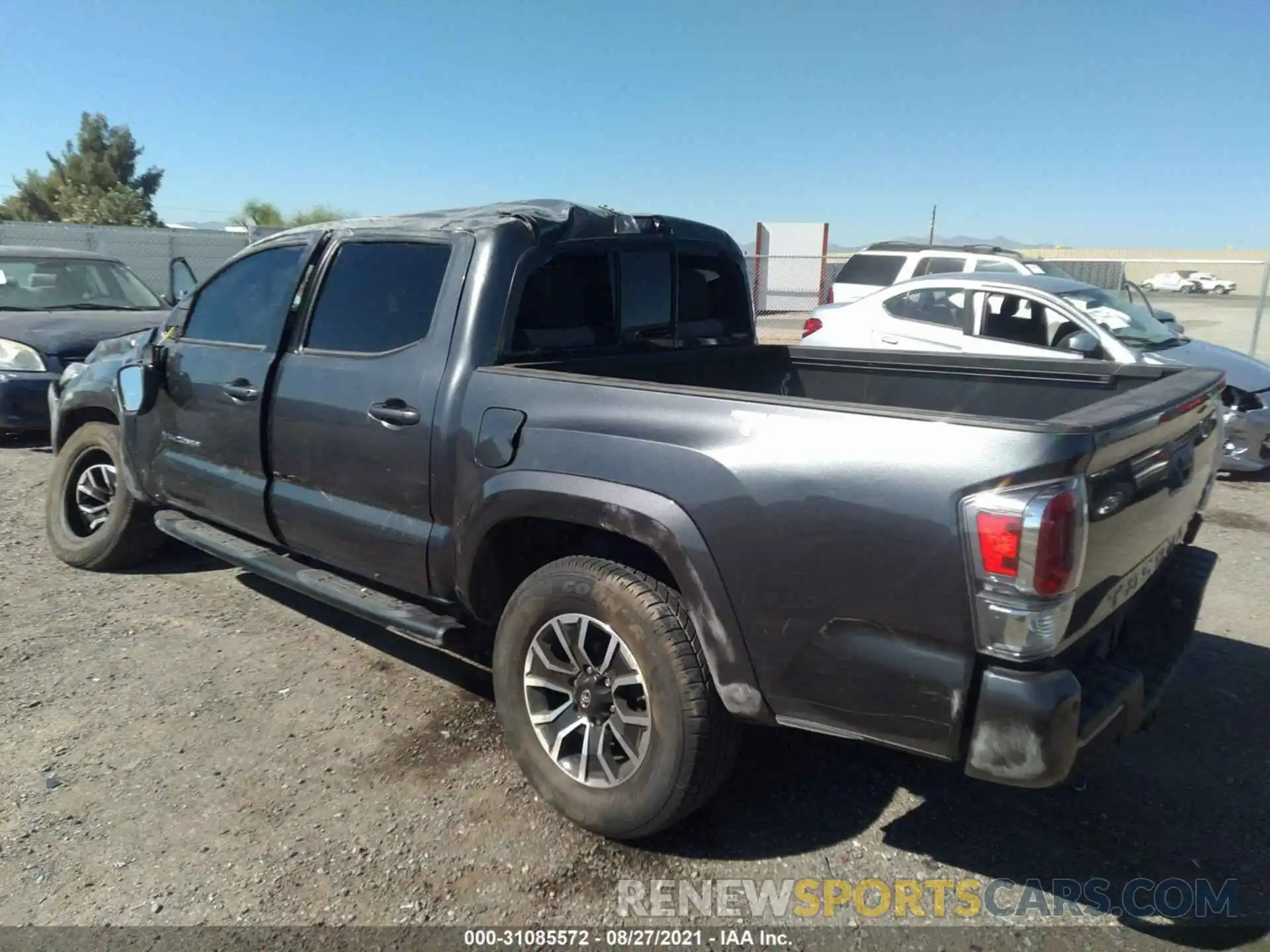 3 Photograph of a damaged car 3TMAZ5CN4LM139953 TOYOTA TACOMA 2WD 2020