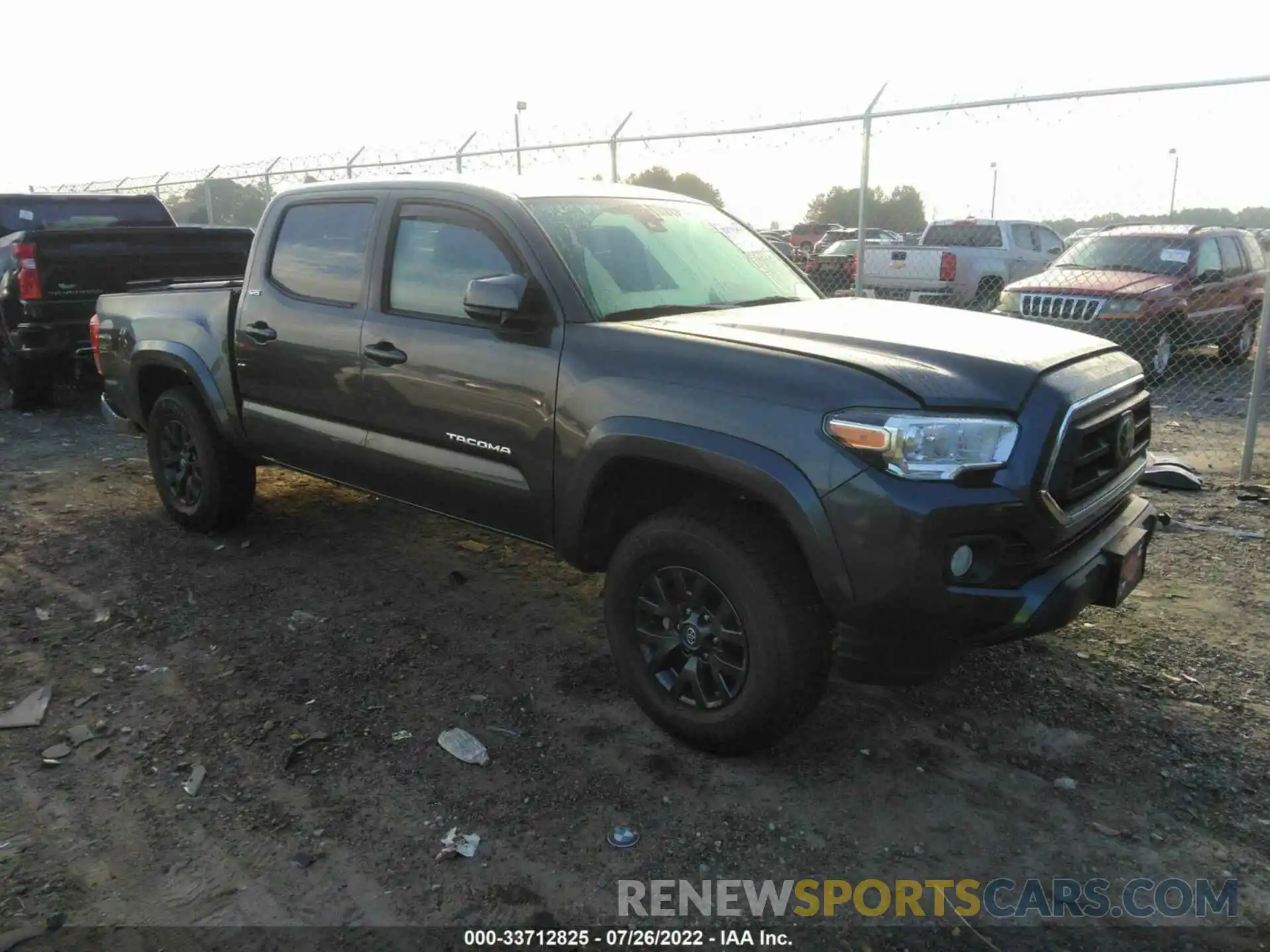 1 Photograph of a damaged car 3TMAZ5CN5LM120358 TOYOTA TACOMA 2WD 2020