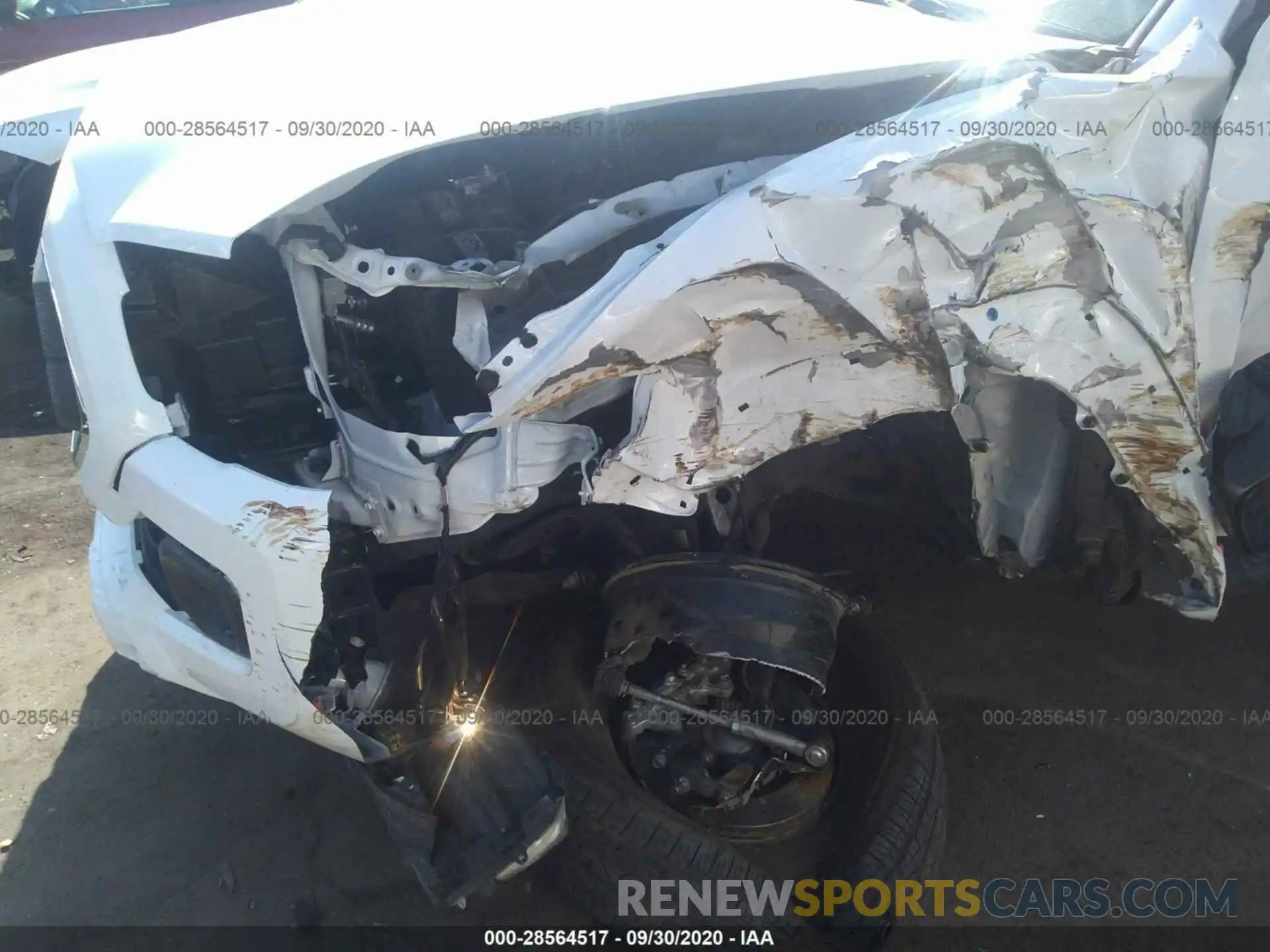 6 Photograph of a damaged car 3TMAZ5CN5LM120439 TOYOTA TACOMA 2WD 2020
