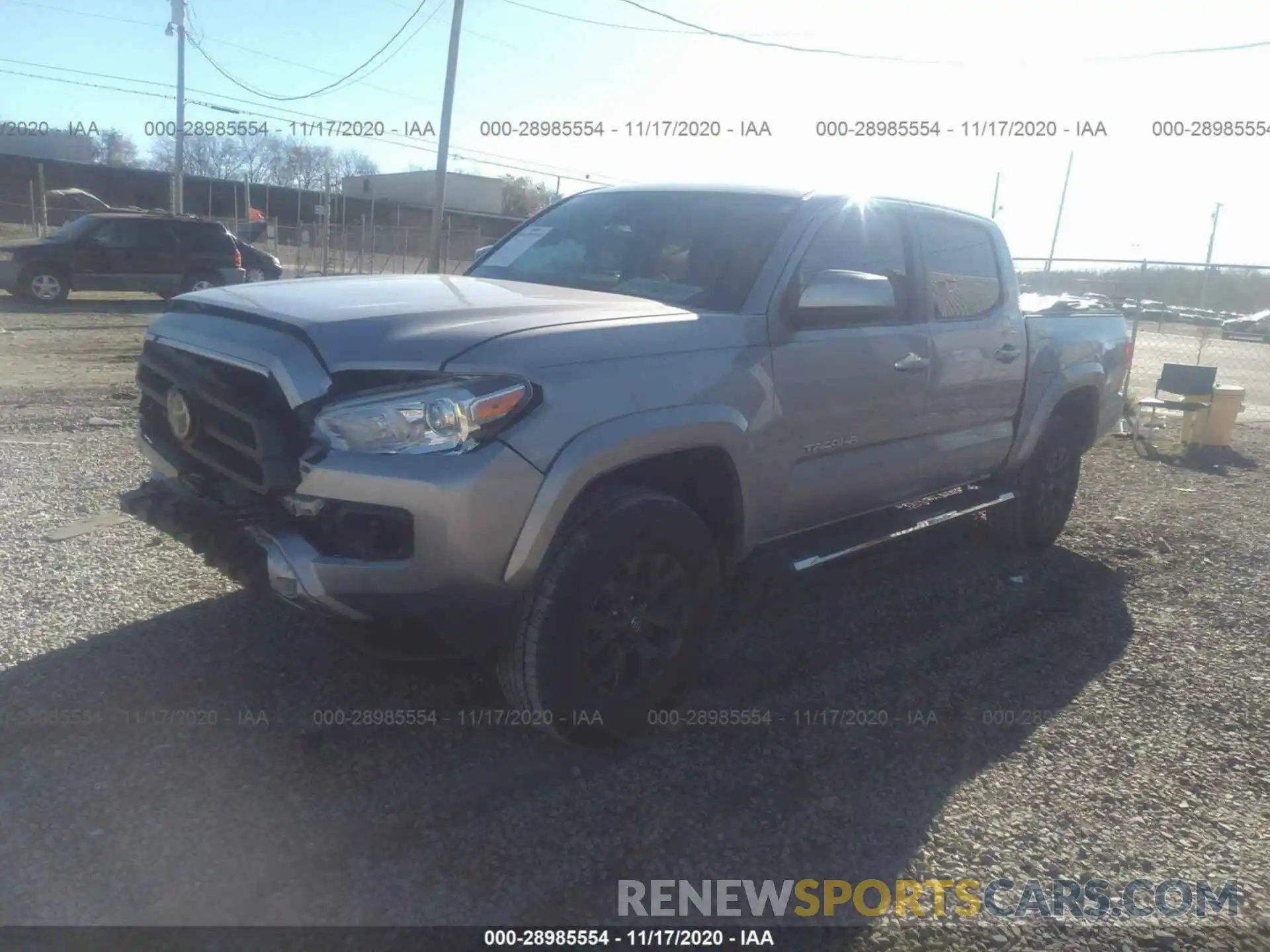 2 Photograph of a damaged car 3TMAZ5CN5LM132249 TOYOTA TACOMA 2WD 2020