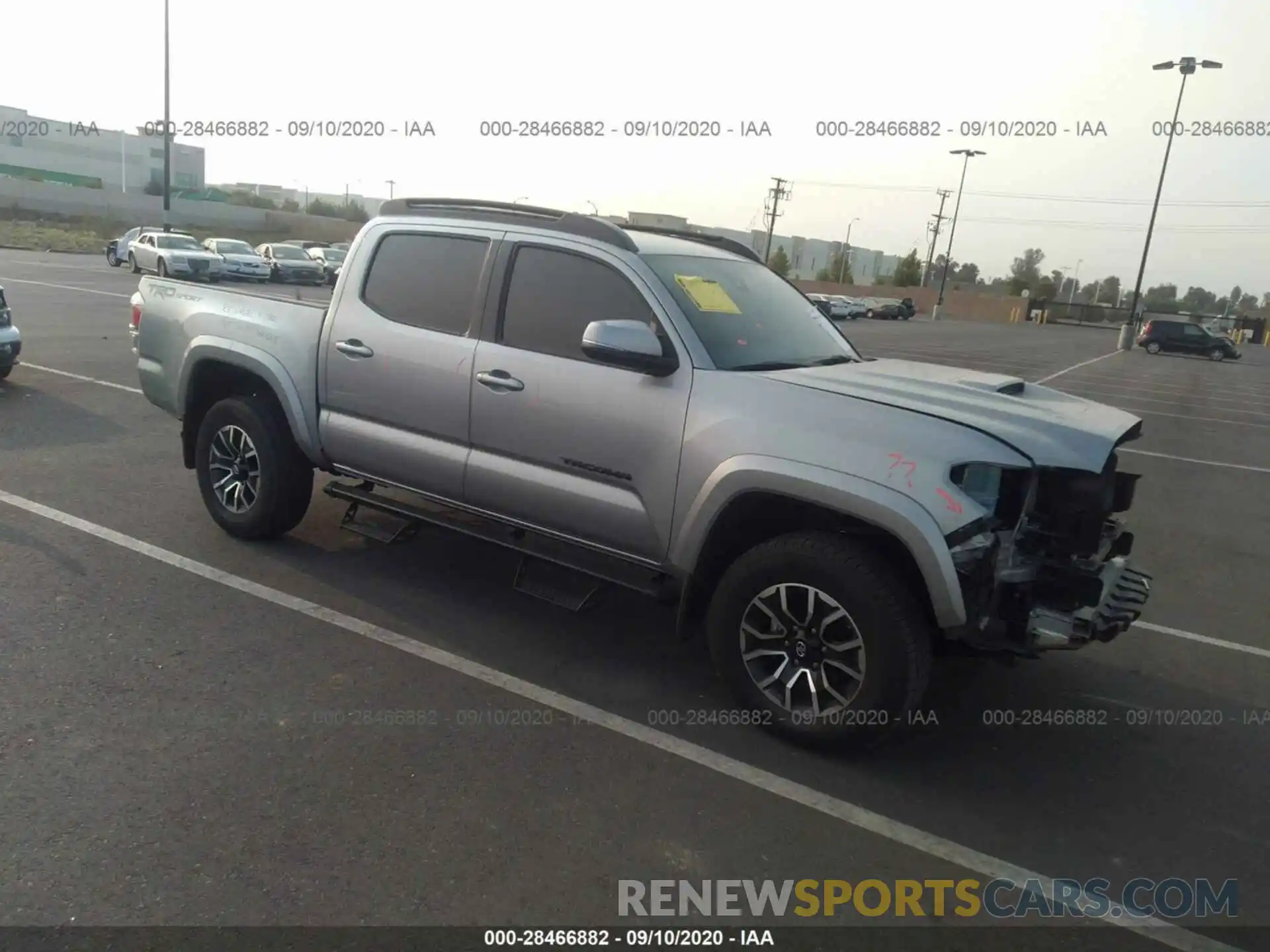 1 Photograph of a damaged car 3TMAZ5CN5LM132641 TOYOTA TACOMA 2WD 2020