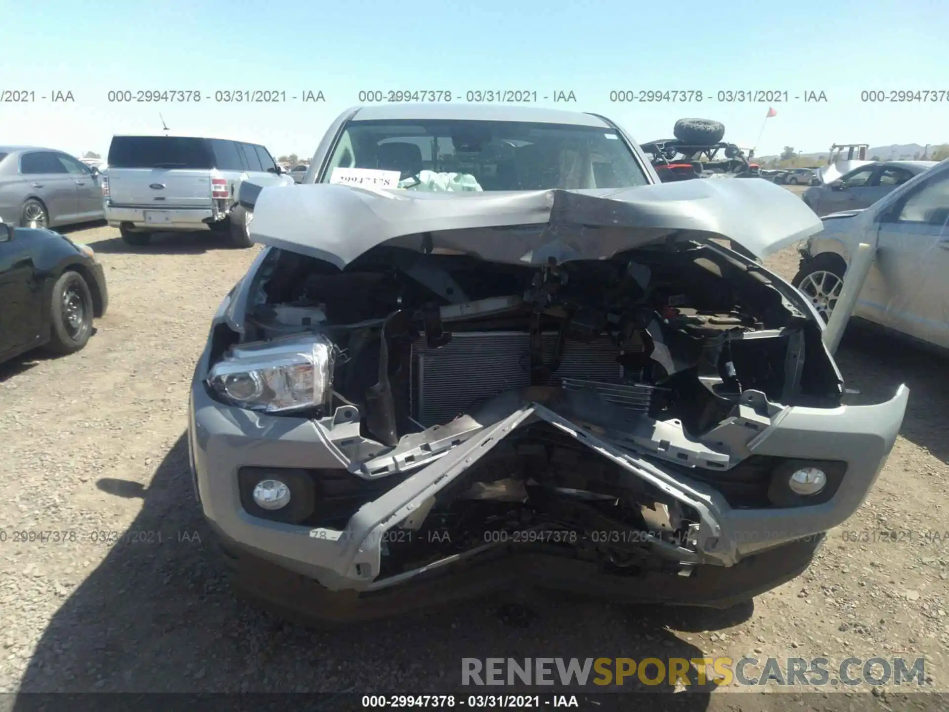 6 Photograph of a damaged car 3TMAZ5CN5LM132896 TOYOTA TACOMA 2WD 2020