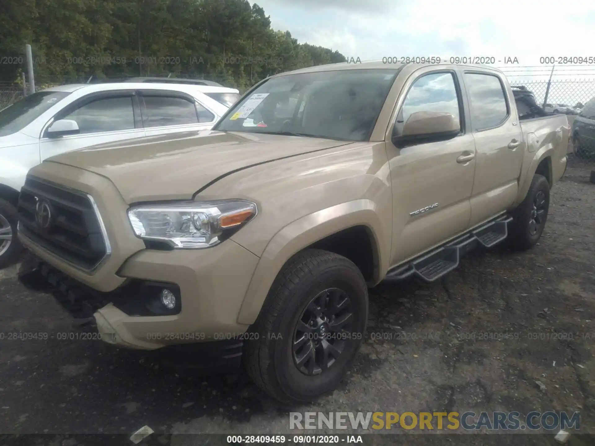 2 Photograph of a damaged car 3TMAZ5CN5LM133319 TOYOTA TACOMA 2WD 2020