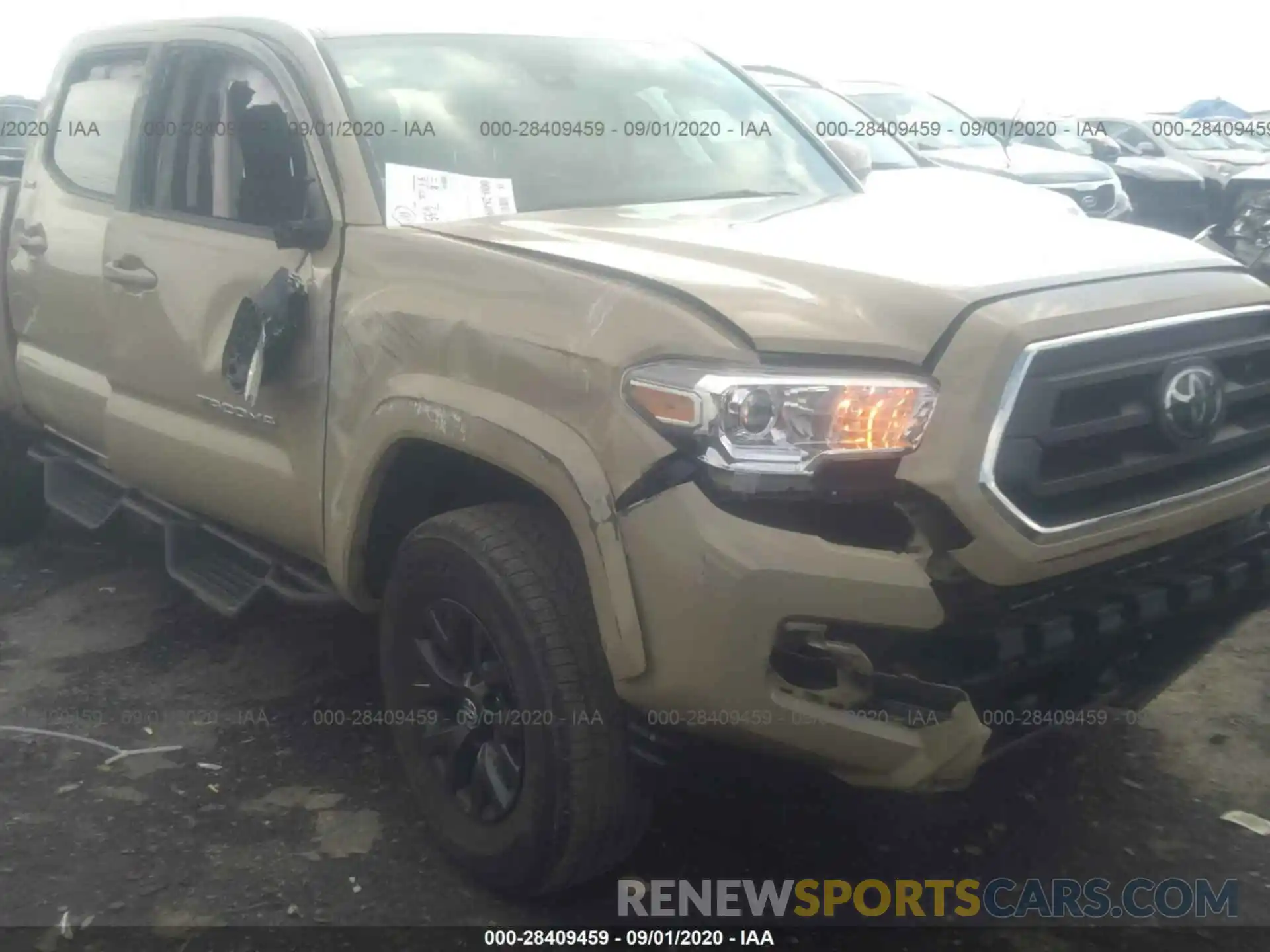 6 Photograph of a damaged car 3TMAZ5CN5LM133319 TOYOTA TACOMA 2WD 2020