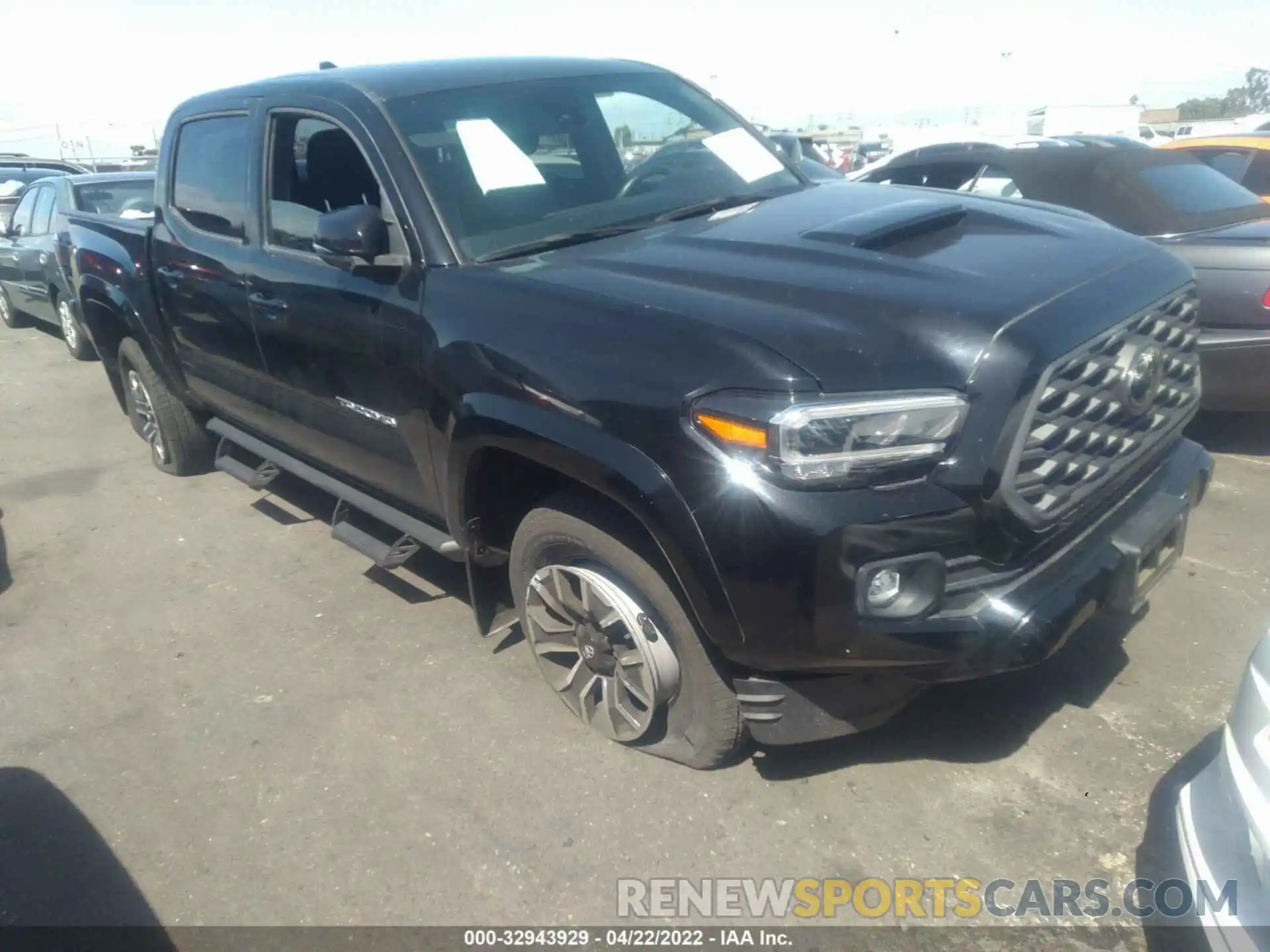 1 Photograph of a damaged car 3TMAZ5CN6LM114908 TOYOTA TACOMA 2WD 2020