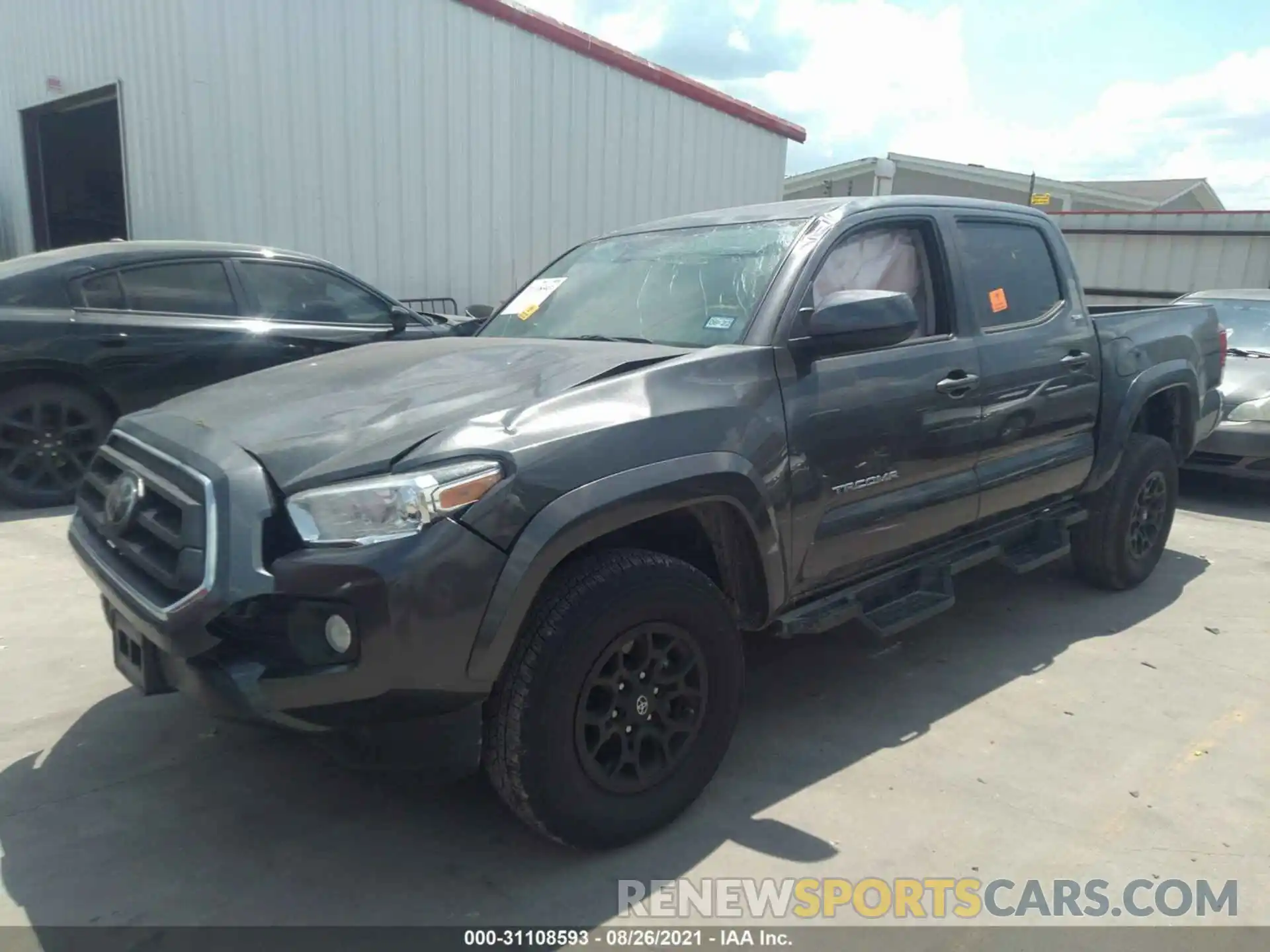 2 Фотография поврежденного автомобиля 3TMAZ5CN6LM120613 TOYOTA TACOMA 2WD 2020