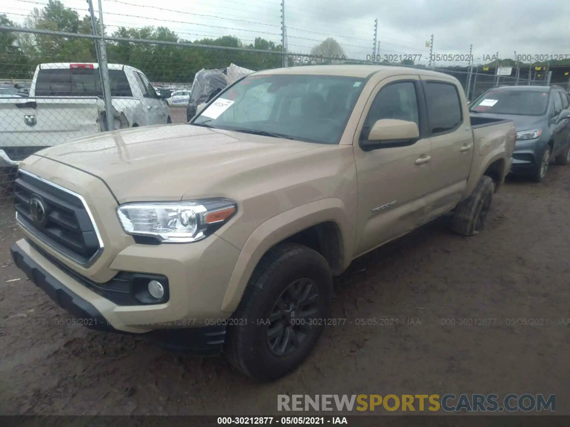 2 Photograph of a damaged car 3TMAZ5CN6LM125178 TOYOTA TACOMA 2WD 2020